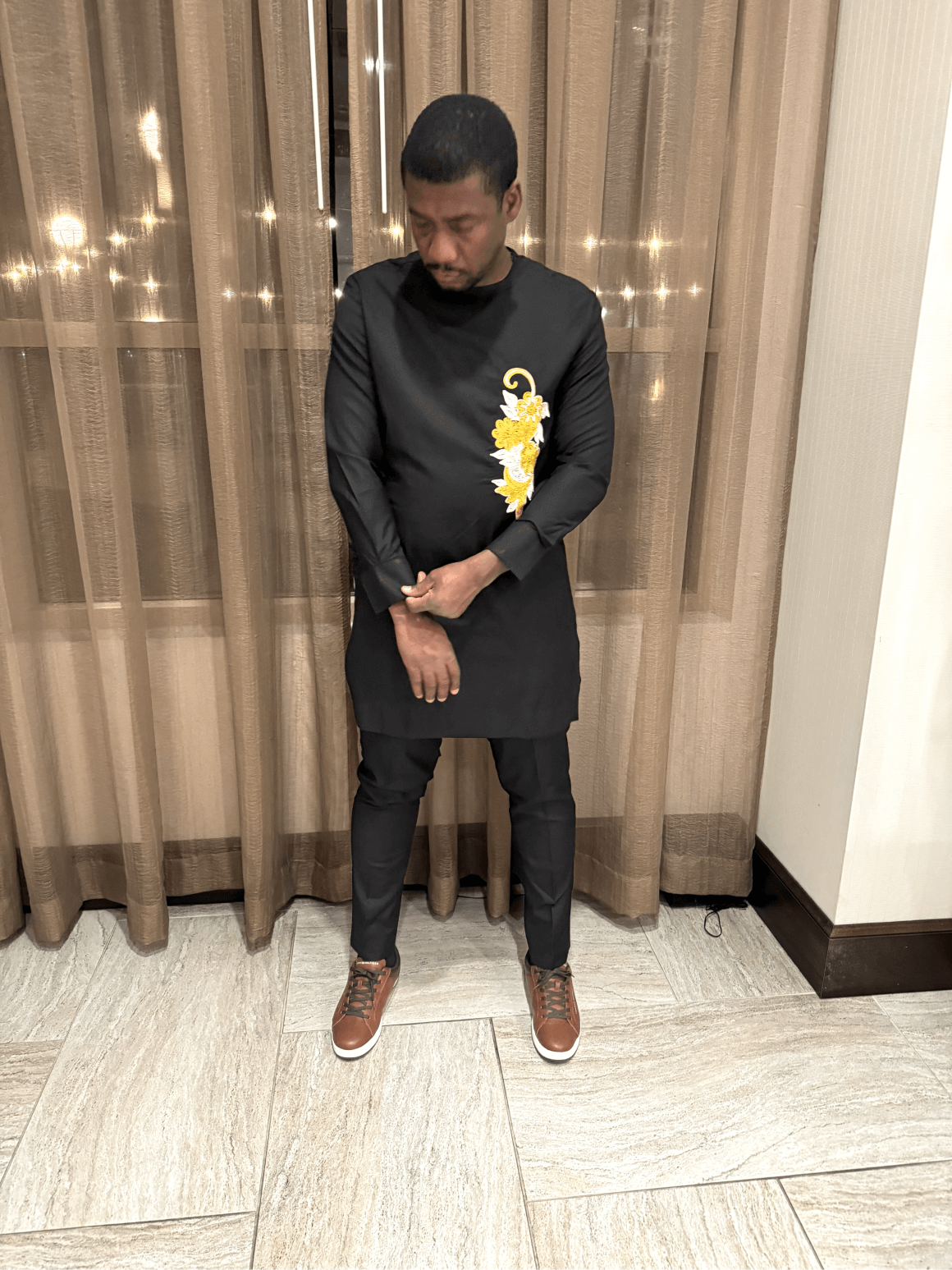 Safari Suit | Men's African Clothing |Senator BLACK alternate view