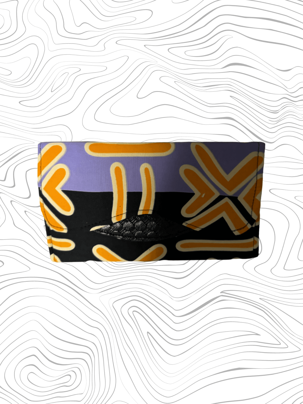 Akwaaba Black/yellow/blue alternate view