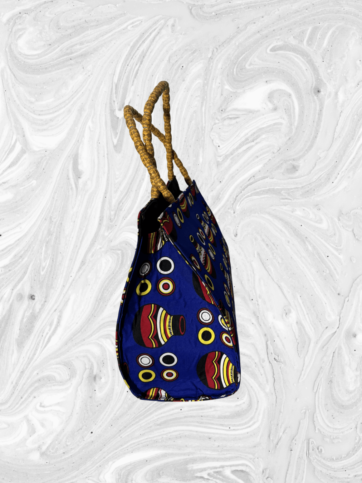 Dondon Fabric Blue/red/white/yellow alternate view
