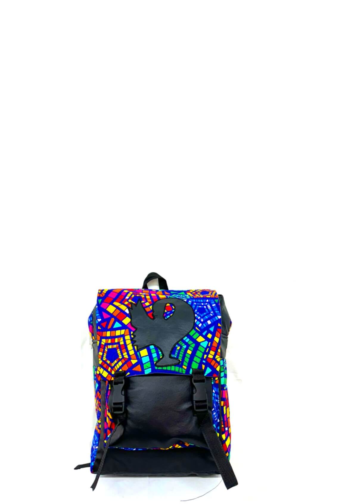 Ghanian Plade Black/yellow/blue/green