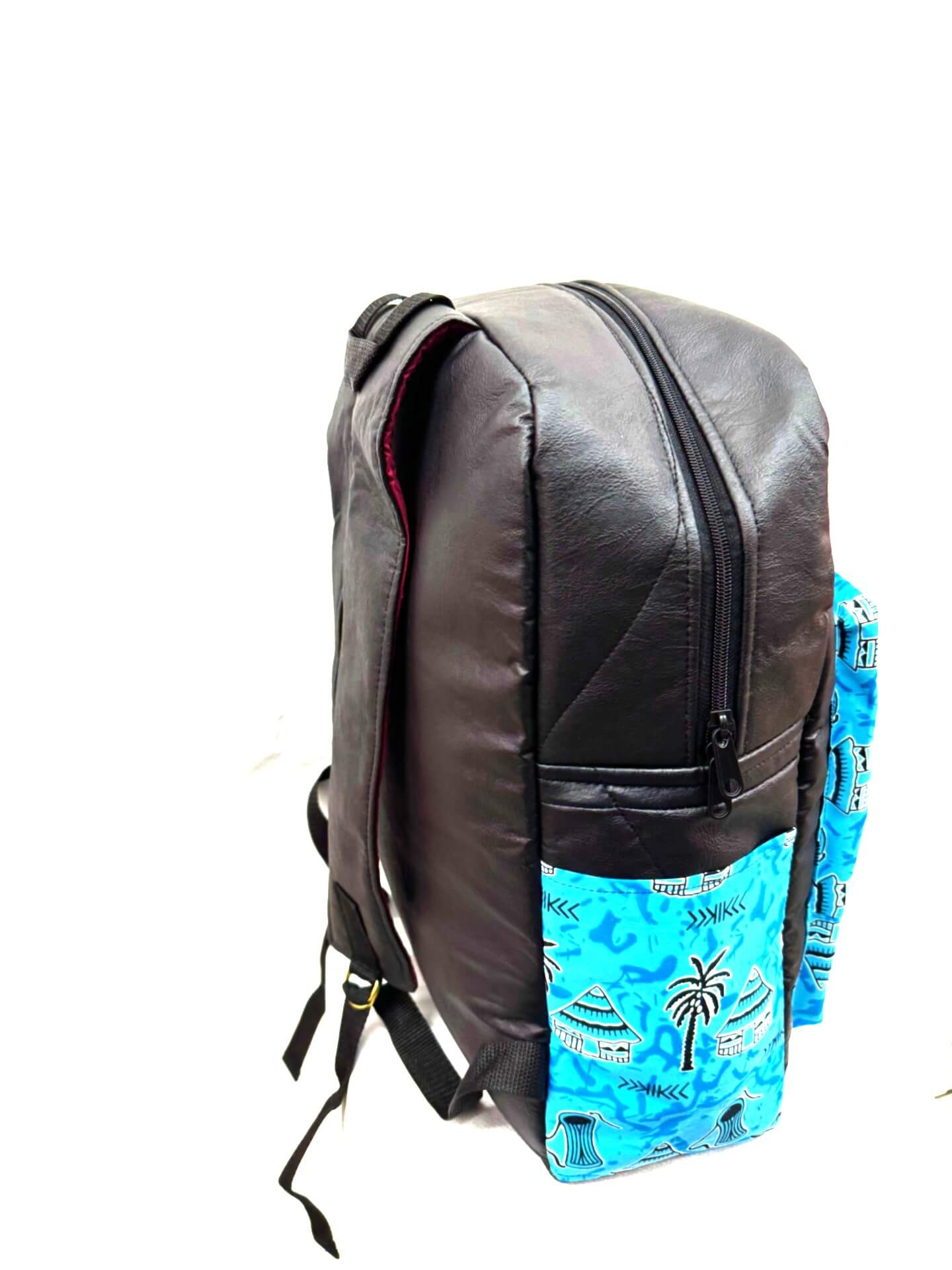 Obuasi Abe Black/baby blue/white alternate view