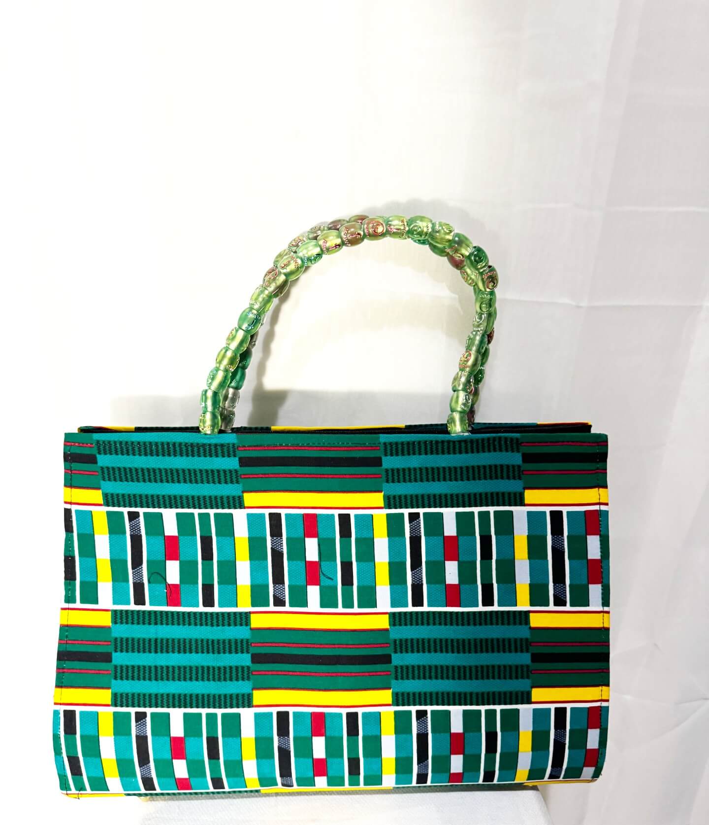 Dondon Fabric Green/yellow/red/white