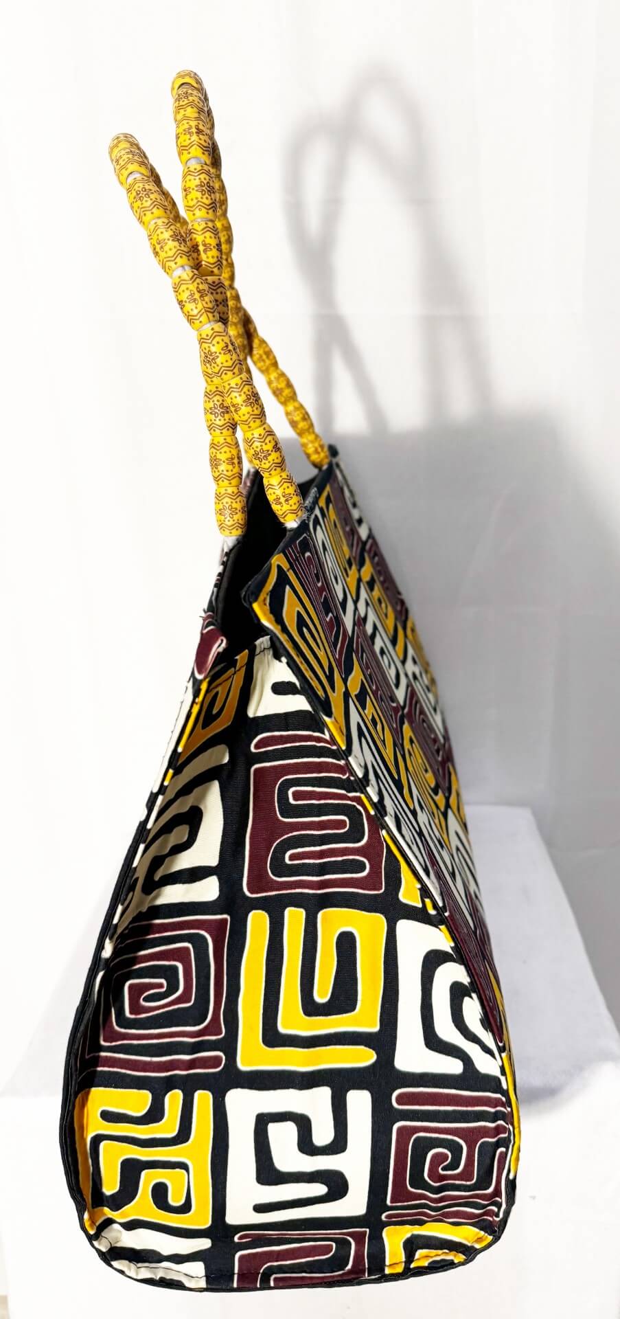 Dondon Fabric Brown/white/yellow alternate view