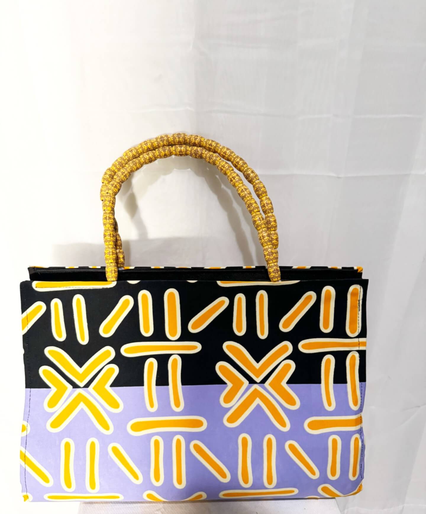 Dondon Fabric Black/blue/yellow