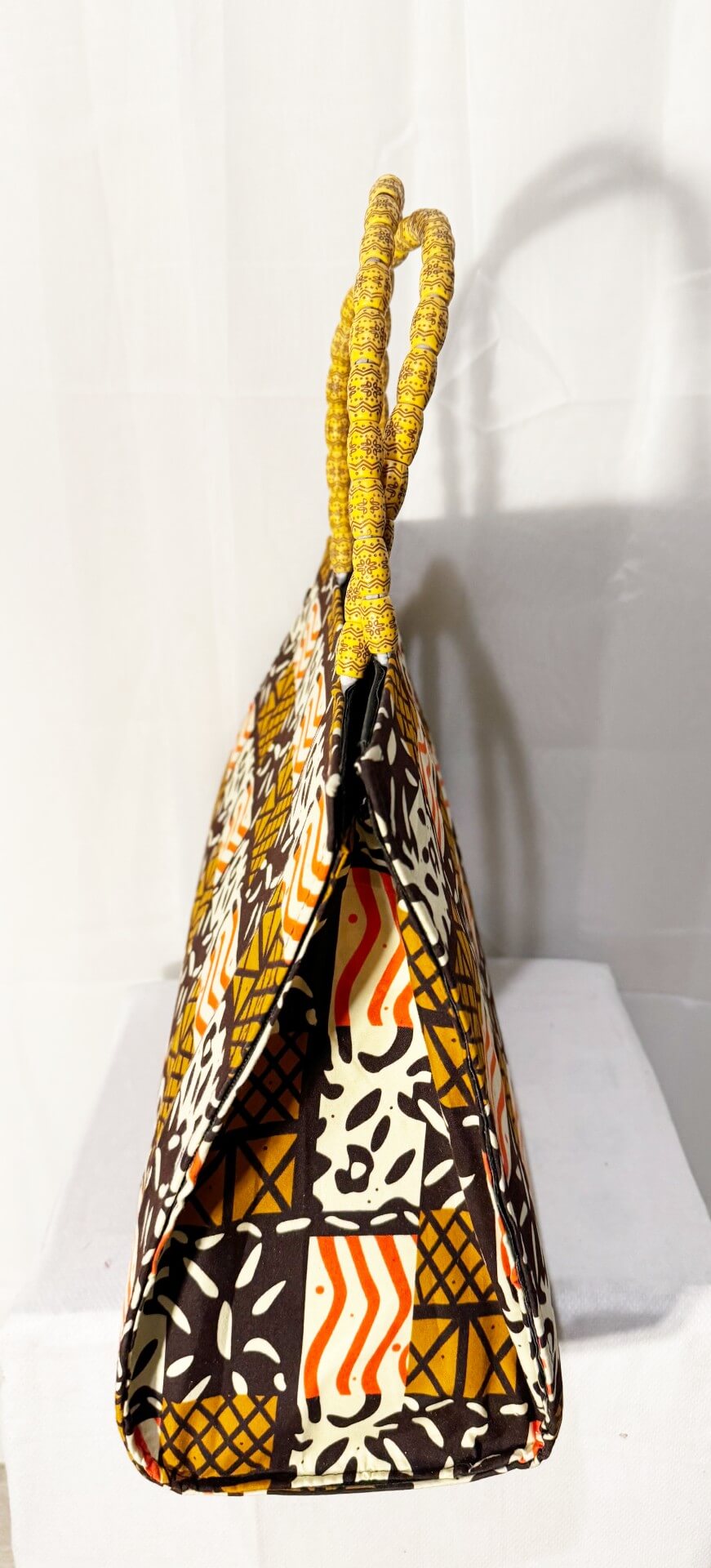 Dondon Fabric Brown/gold/red/black alternate view