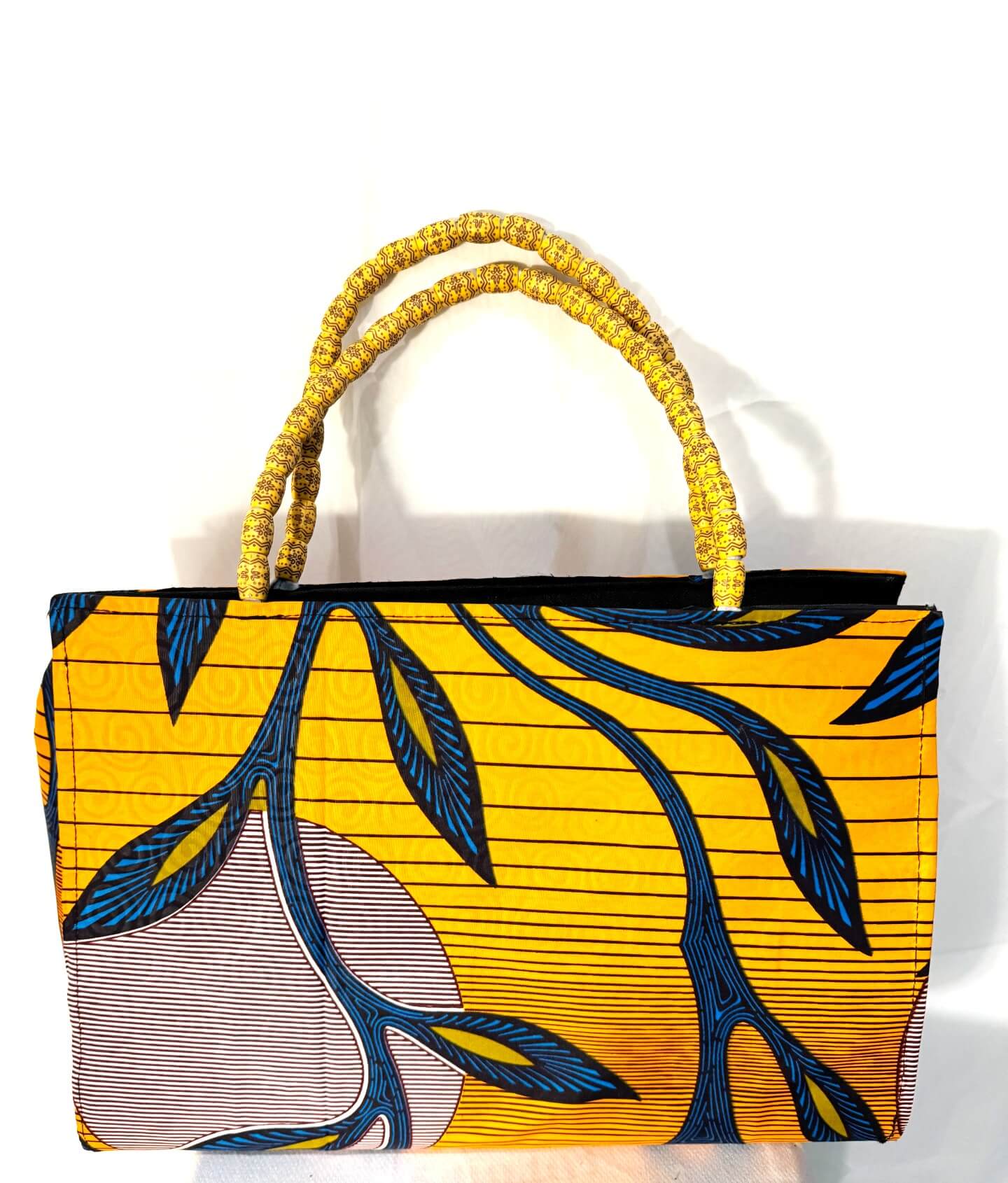 Dondon Fabric Orange/blue