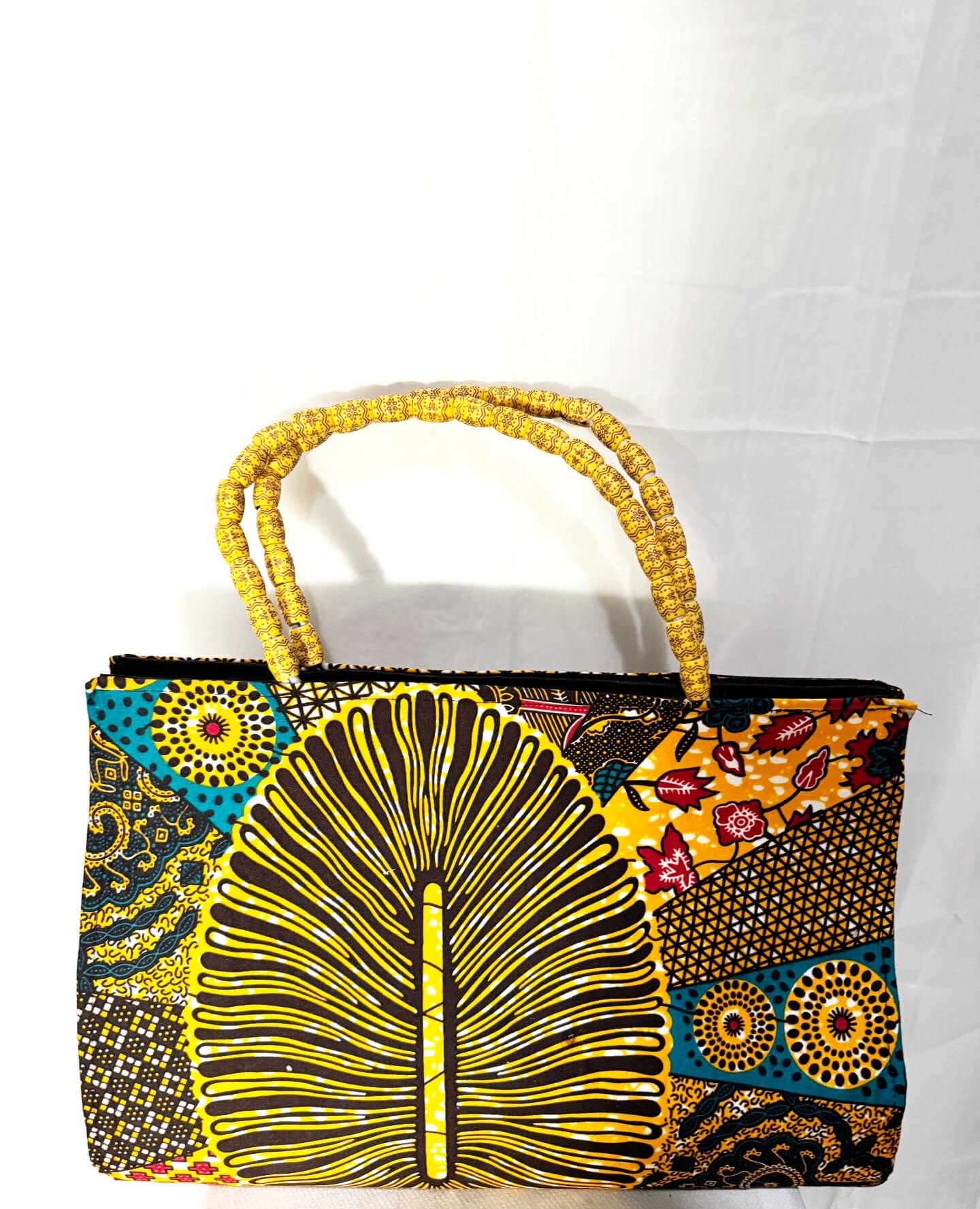 Dondon Fabric Brown/gold/yellow