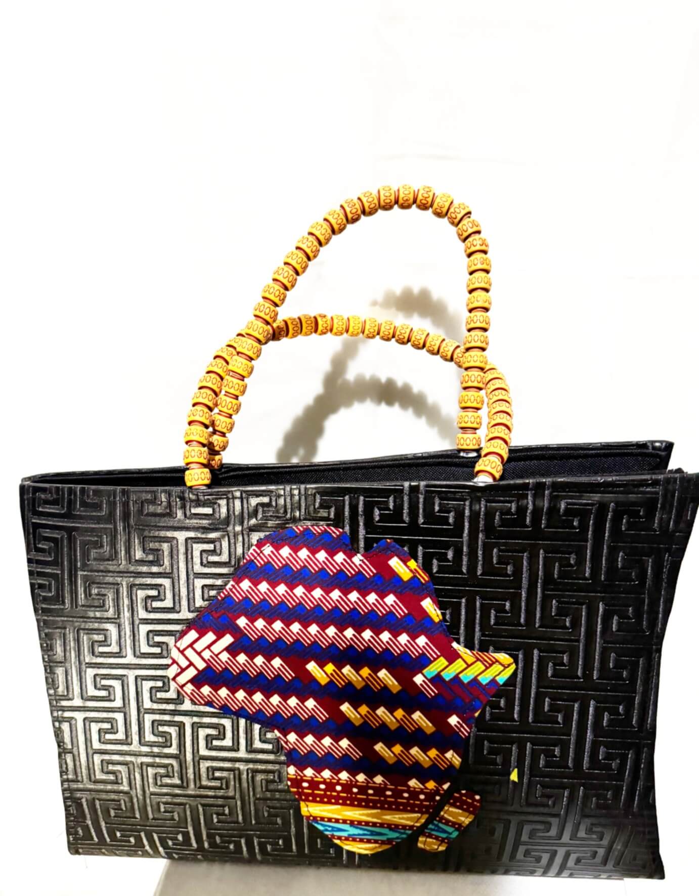 Dondon Leather Black/purple/white
