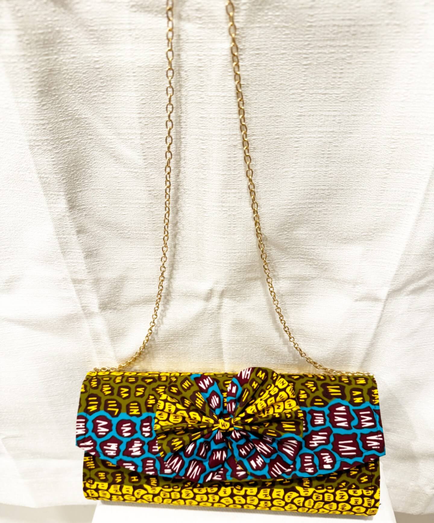 Rosemary Brown/teal/gold