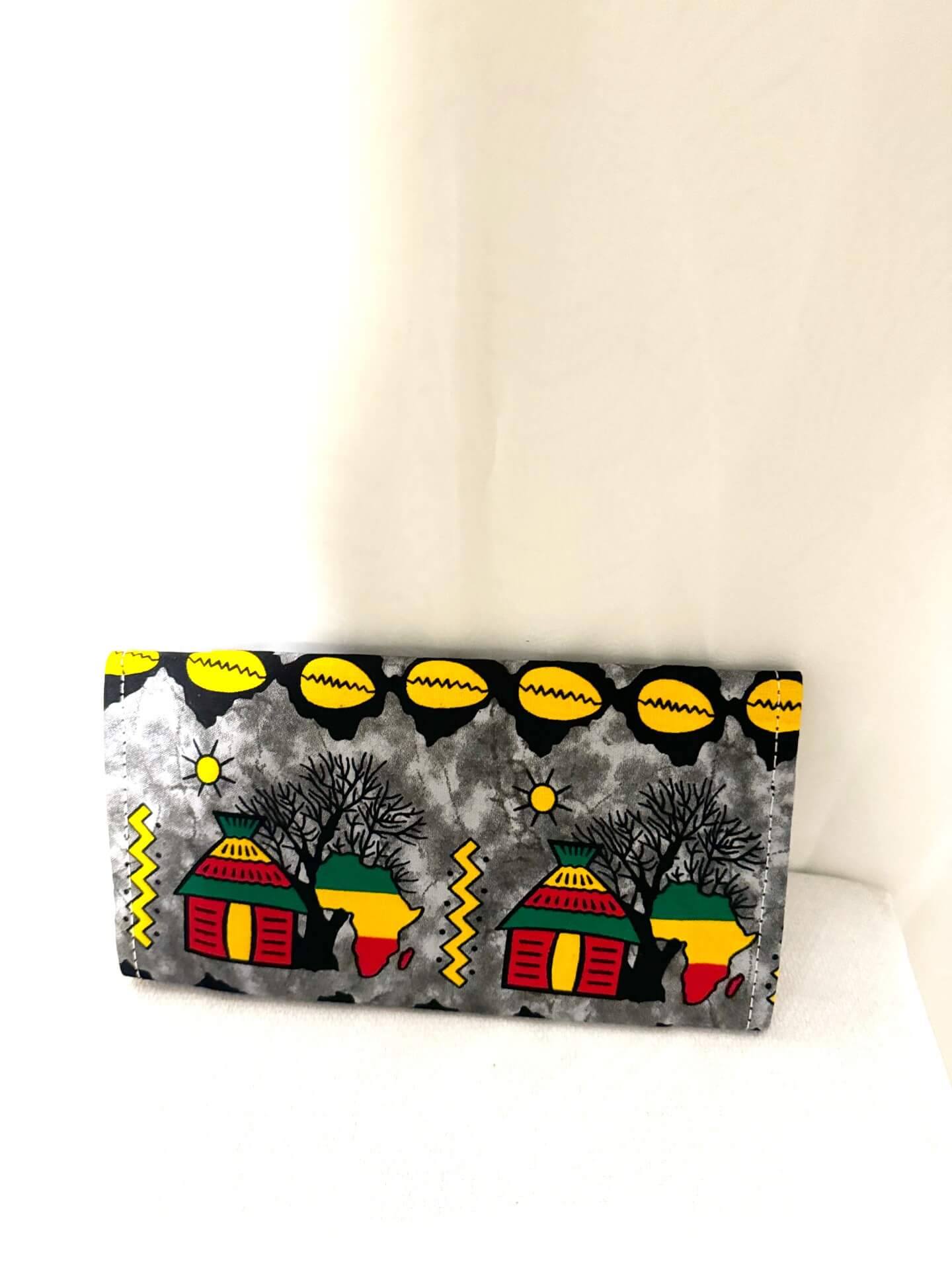 Sankofa Gray/red/yellow/green alternate view