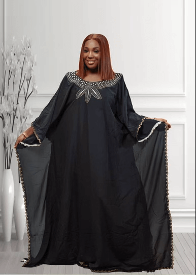 Butterfly loose dress Black alternate view