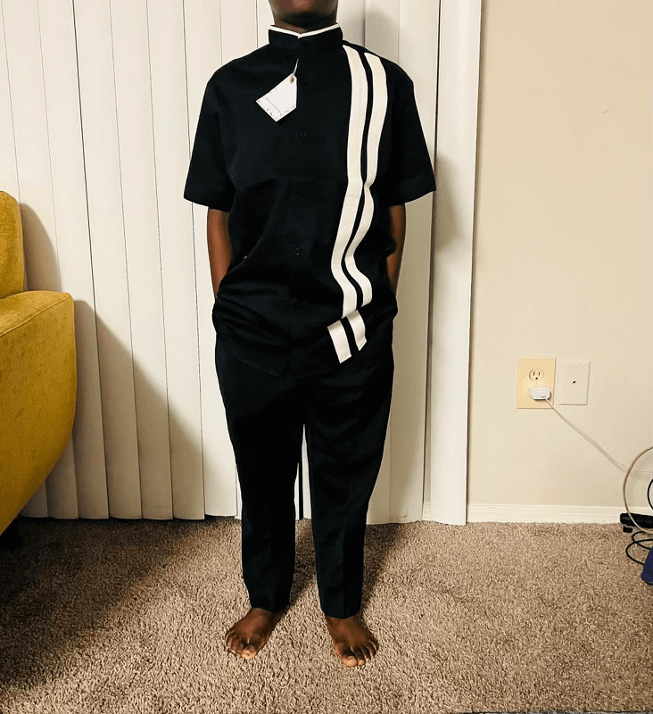 Lined Black