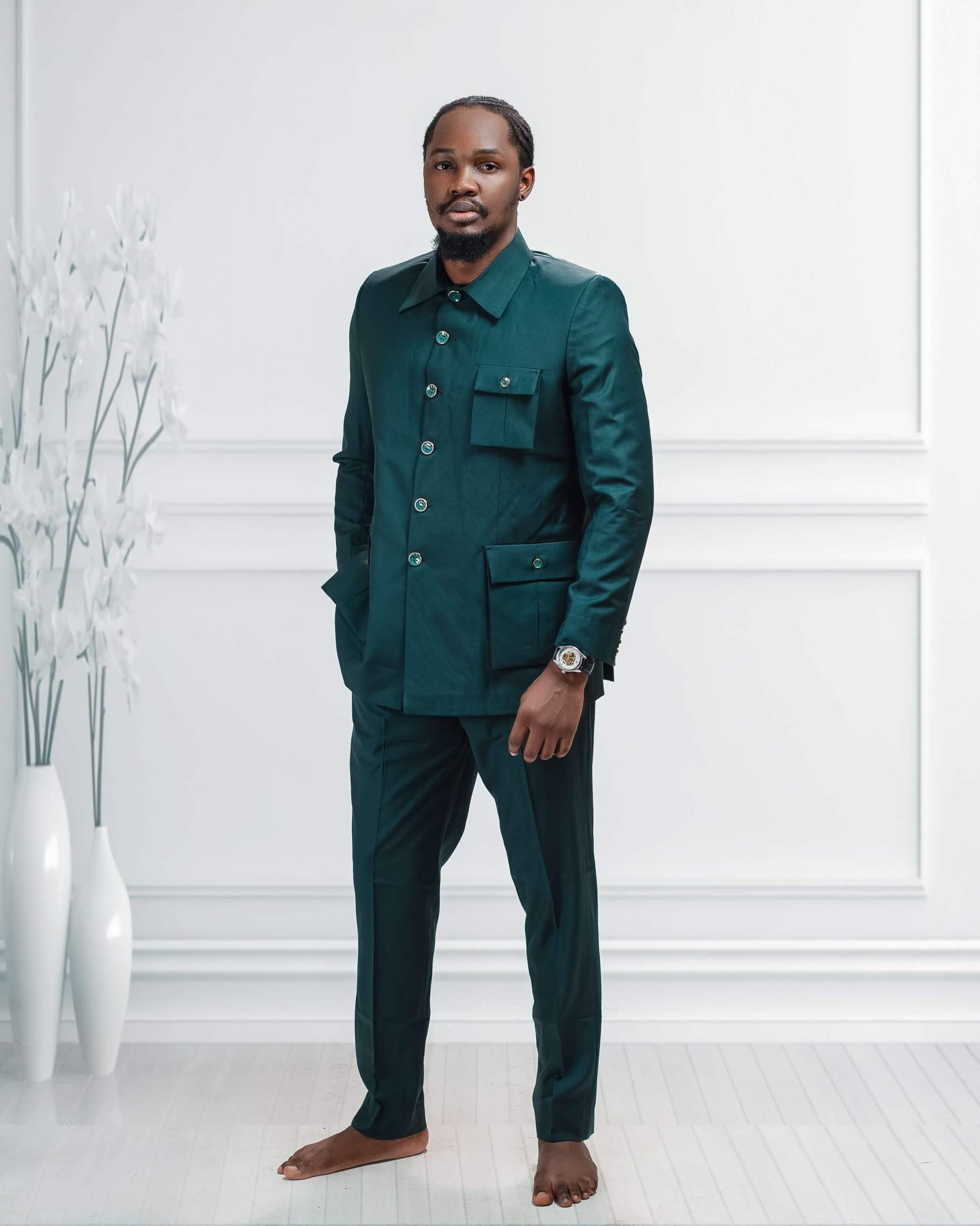 Safari Suit GREEN (LONG SLEEVE) alternate view