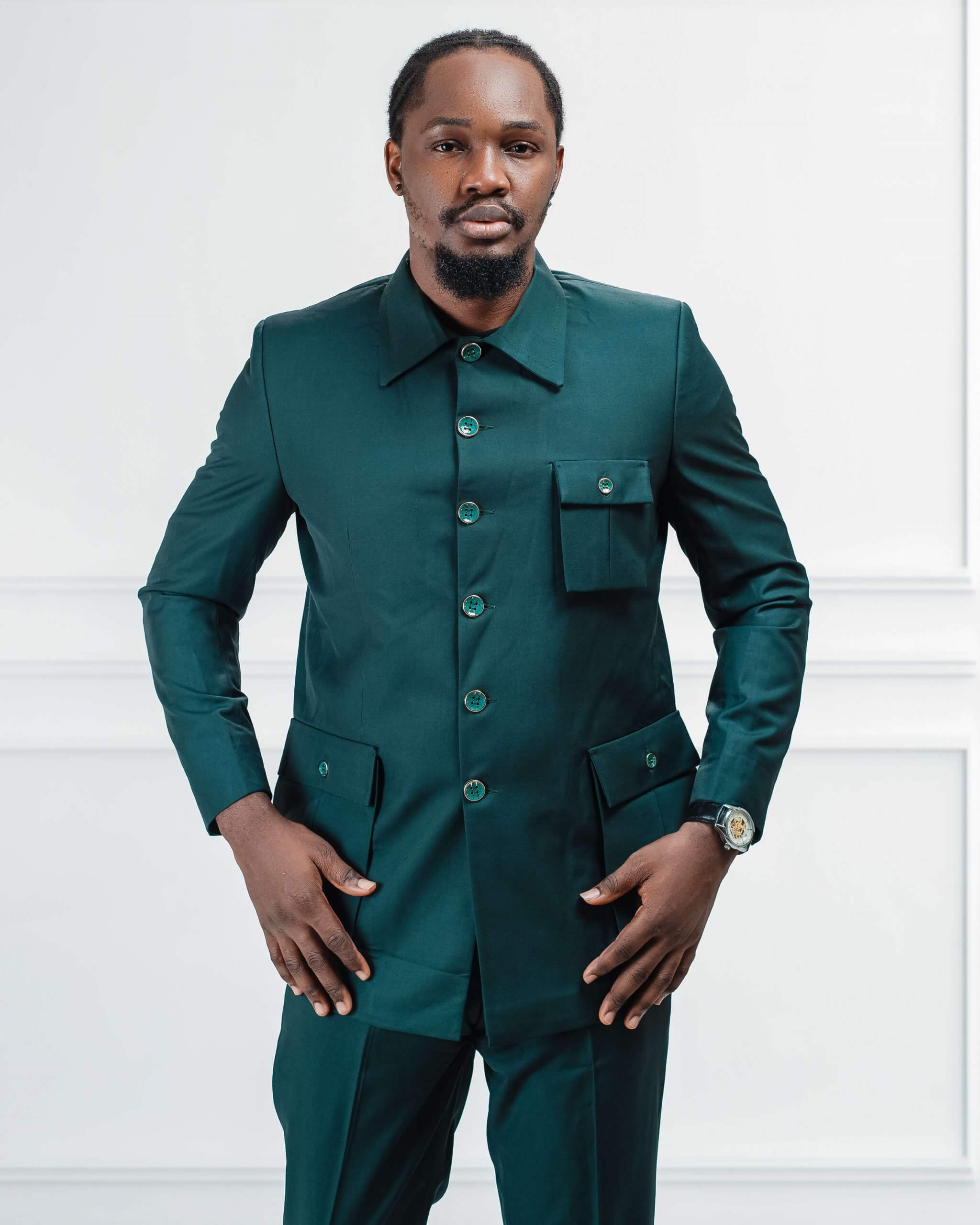 Safari Suit GREEN (LONG SLEEVE)