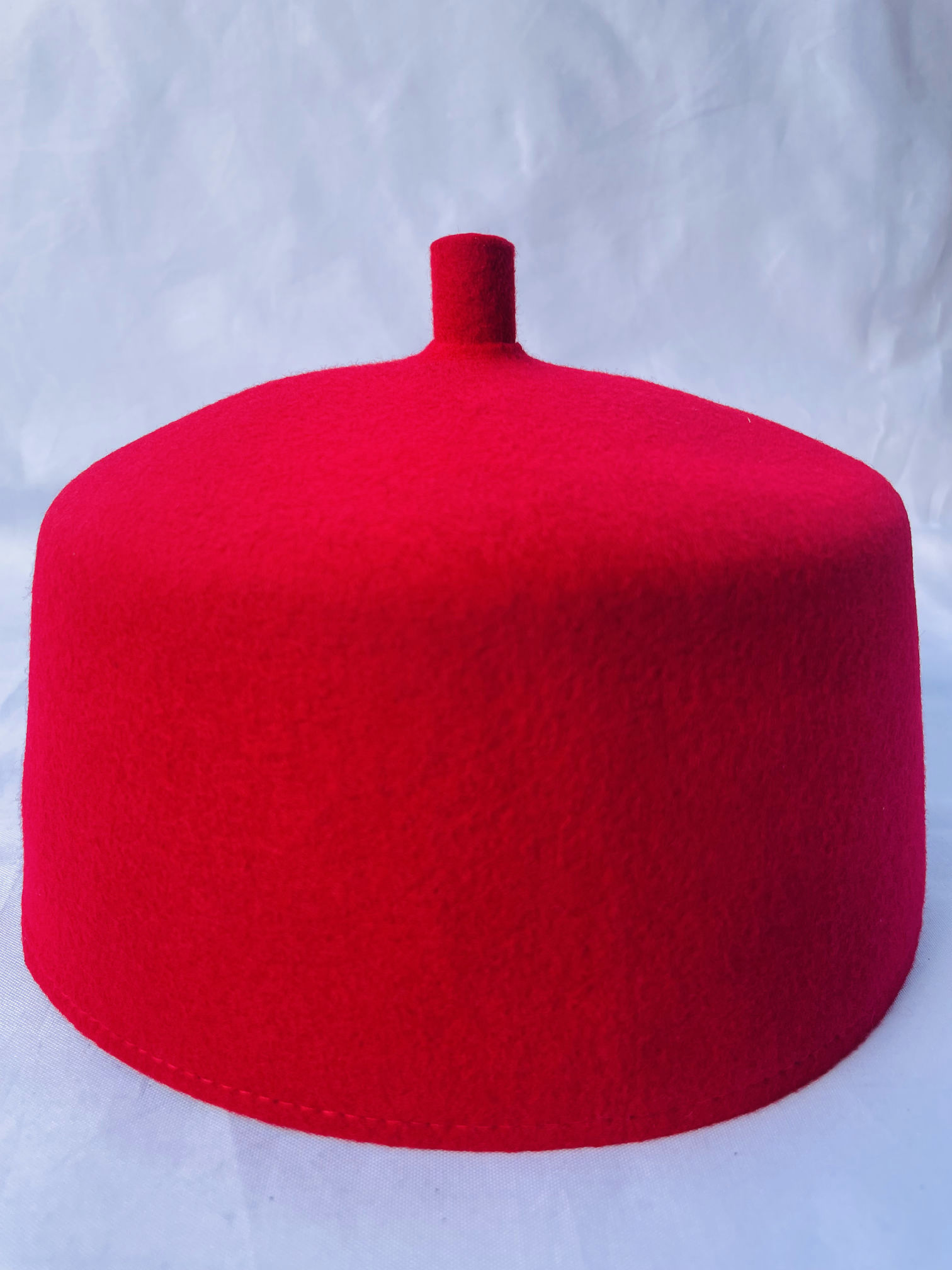 Red Wool Igbo Hat