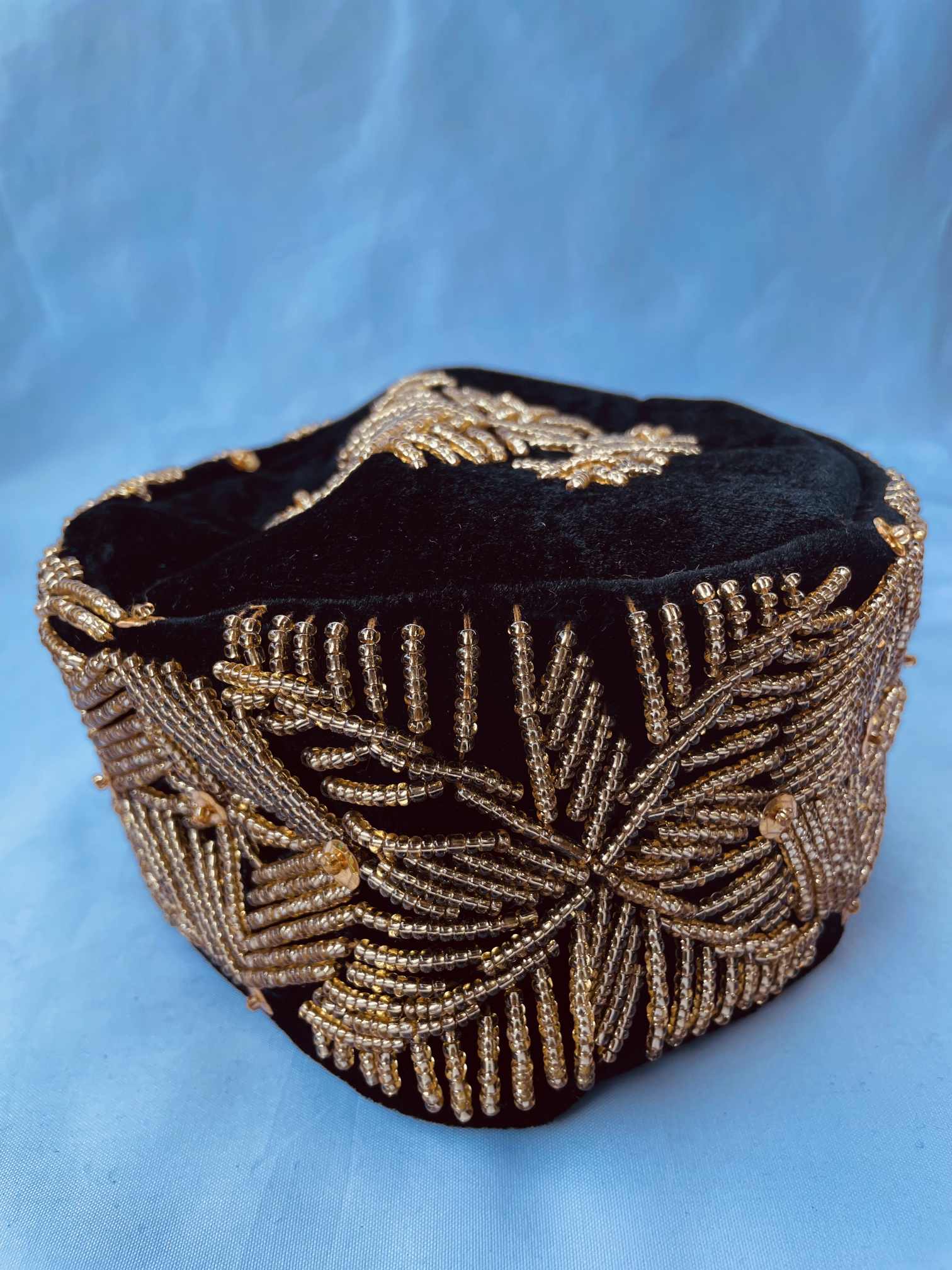 Rivers Africa Hat with Embroidery Black/Gold