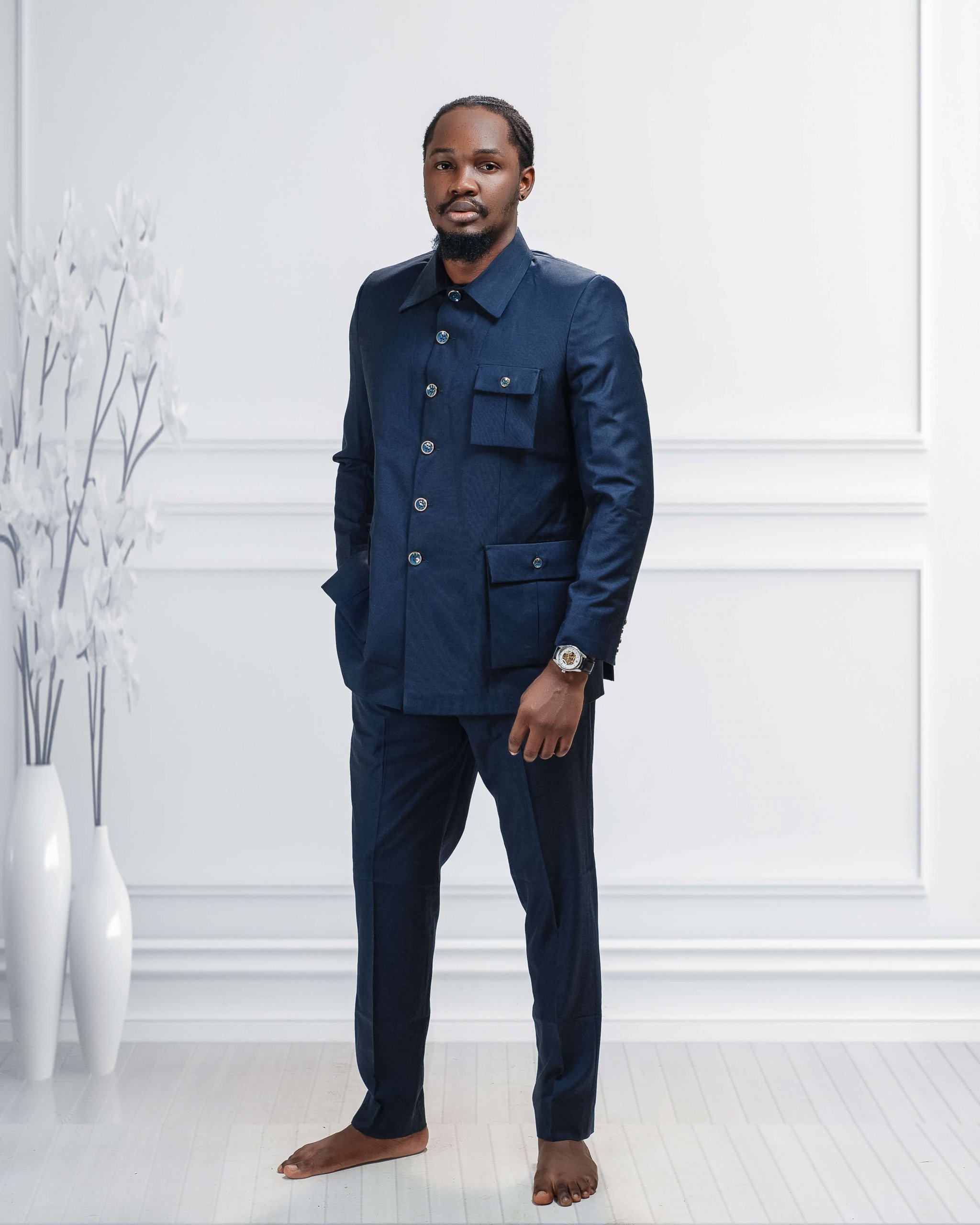 Safari Suit BLUE (LONG SLEEVE) alternate view