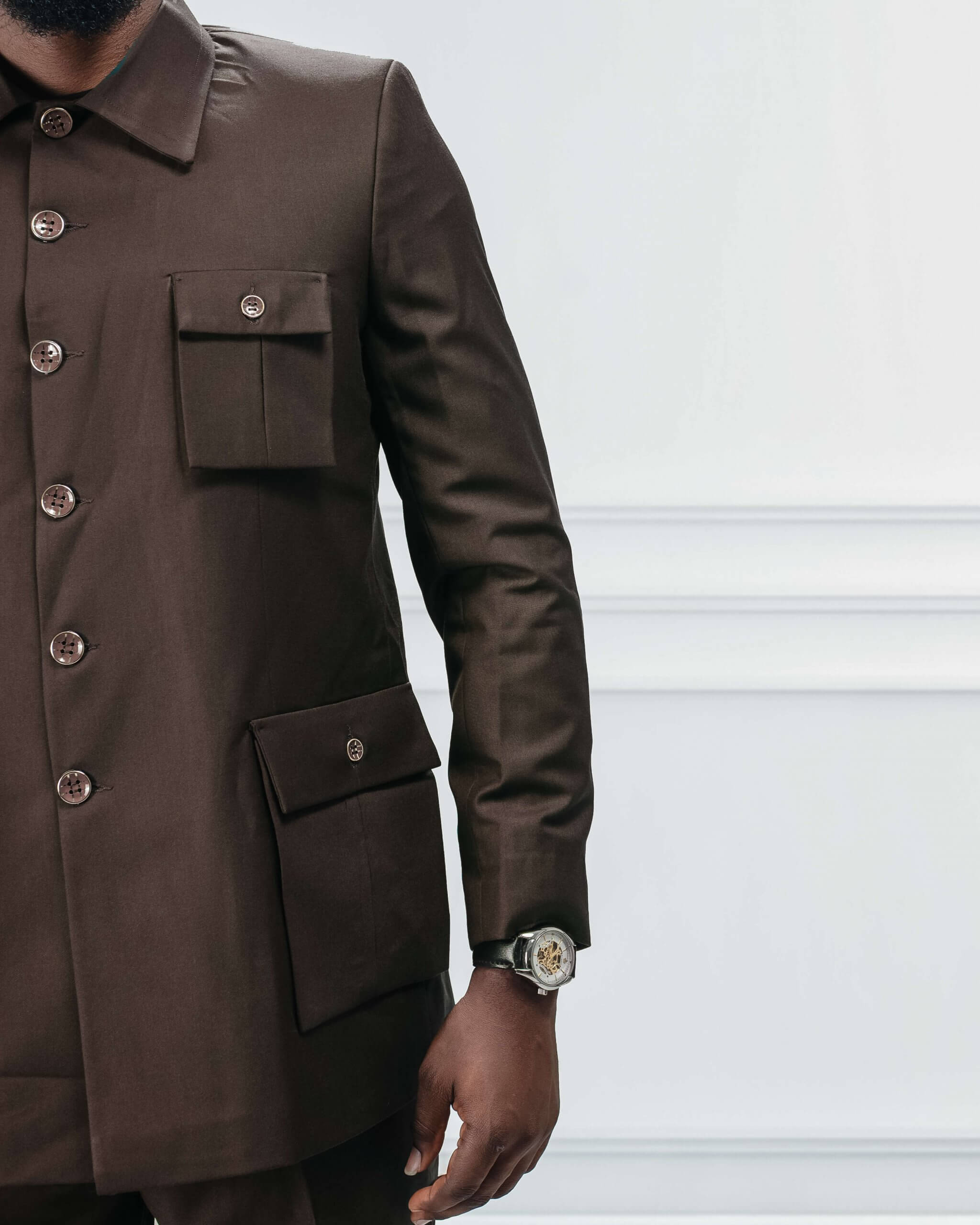 Safari Suit BROWN (LONG SLEEVE) alternate view
