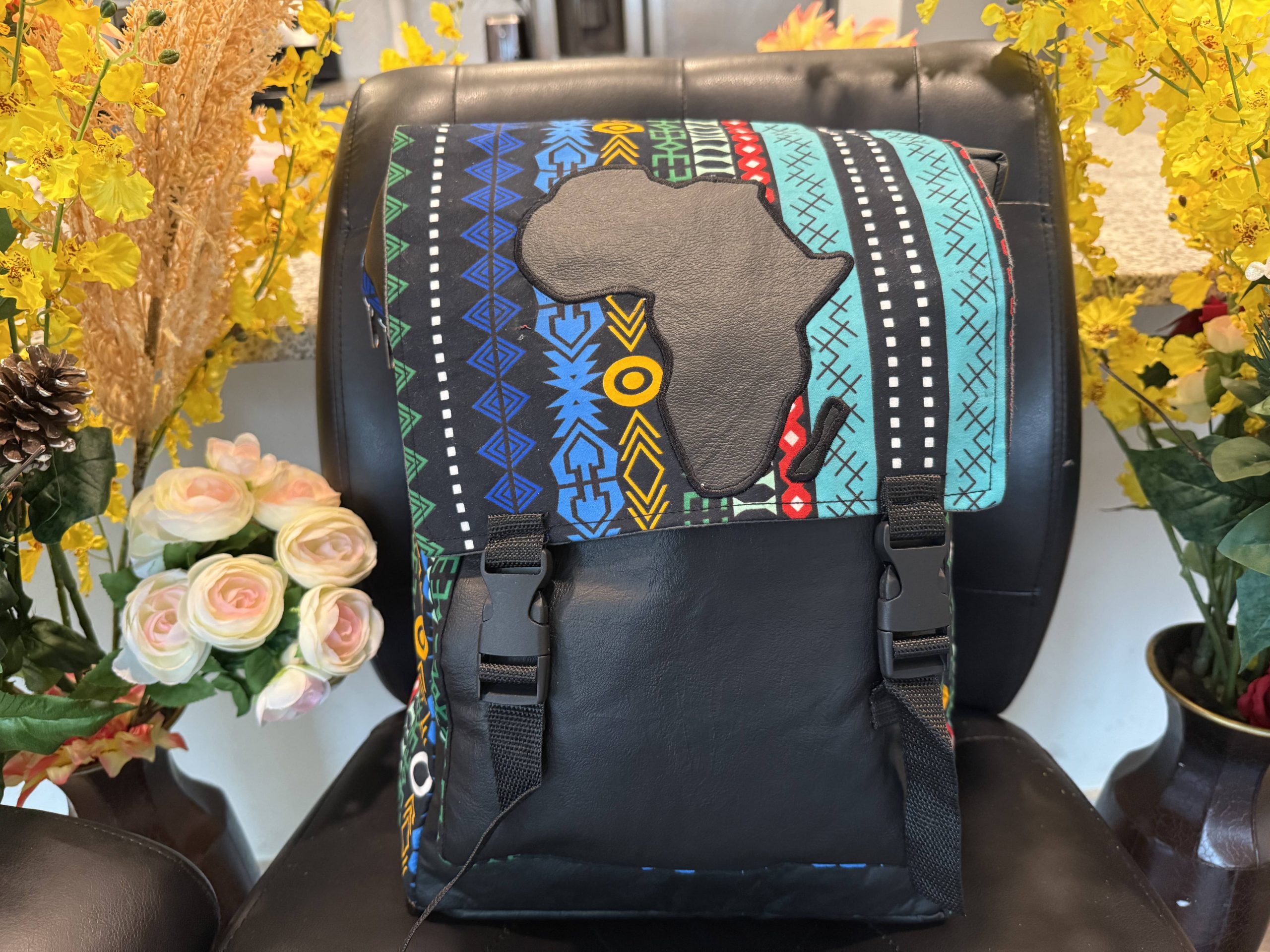 Ghanian Plade Black/yellow/blue