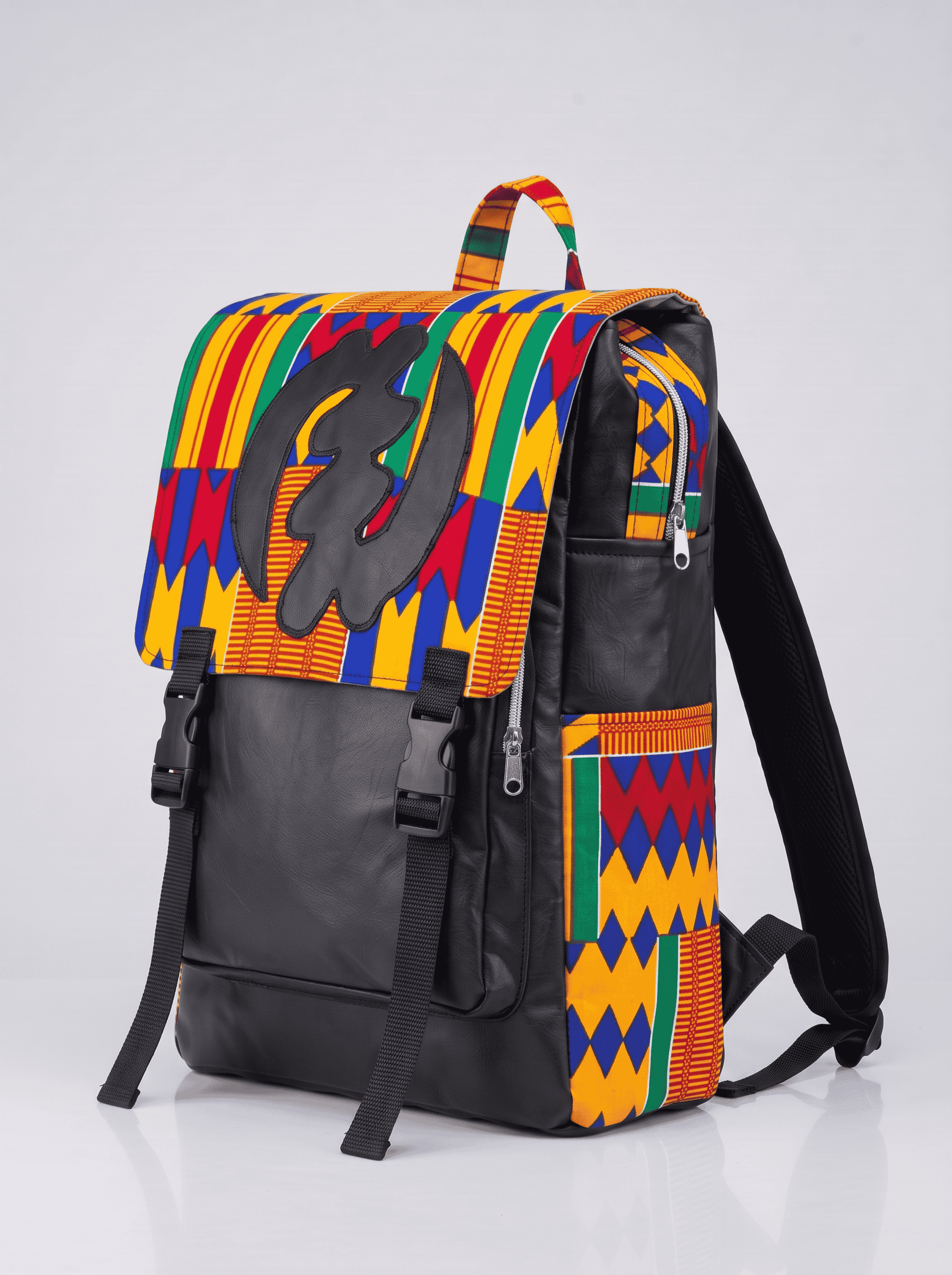 Ghanian Plade Black/blue/brown alternate view