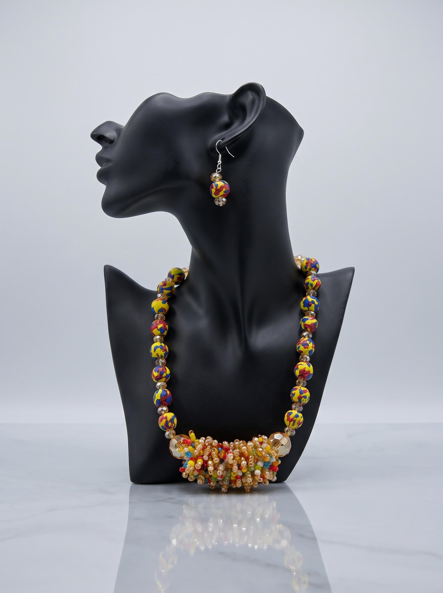 African Jewelry | Vintage Necklace Set | Adejumoke