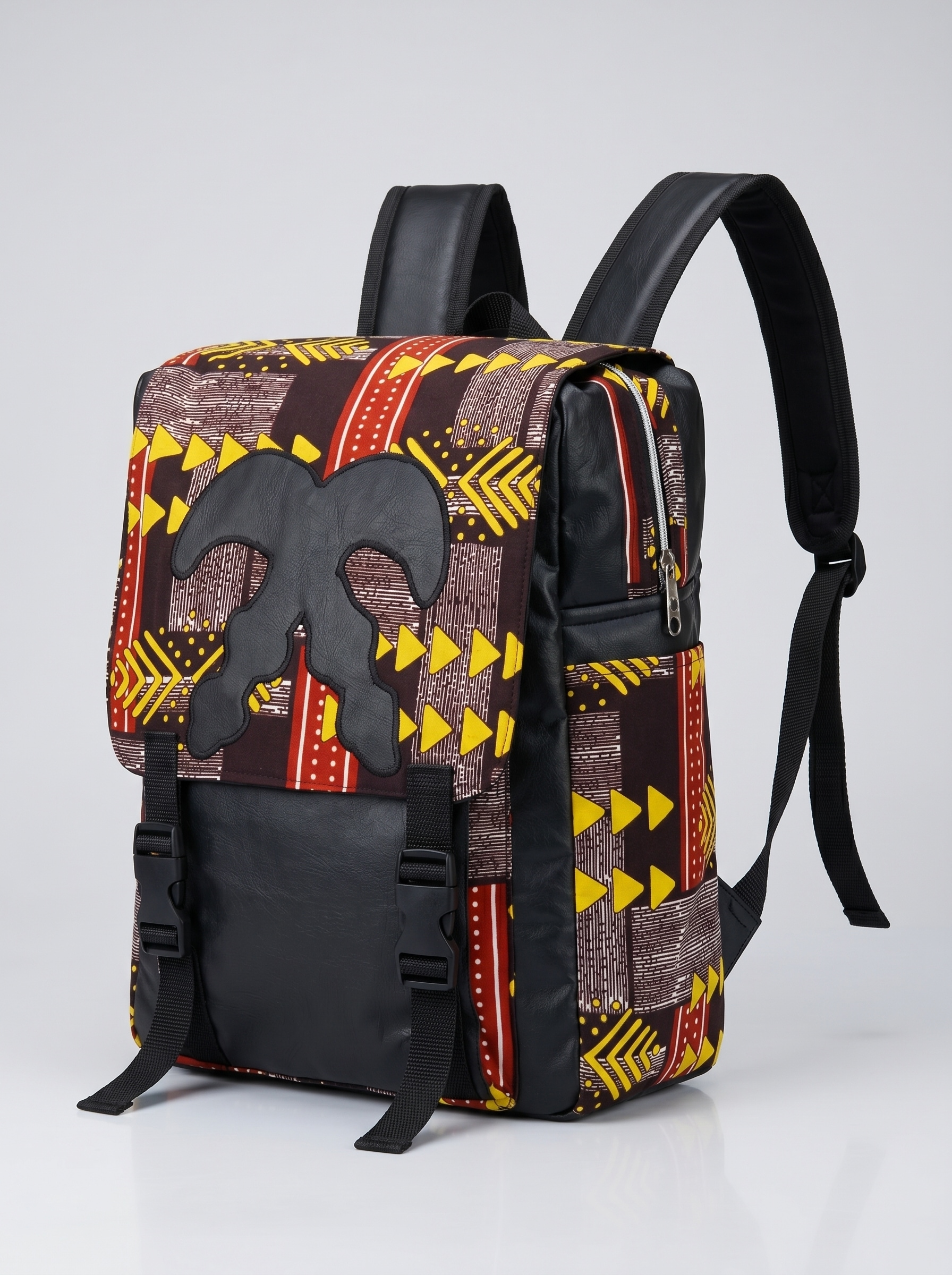 Afrocentric Backpack – Ankara Design | Work Ready
