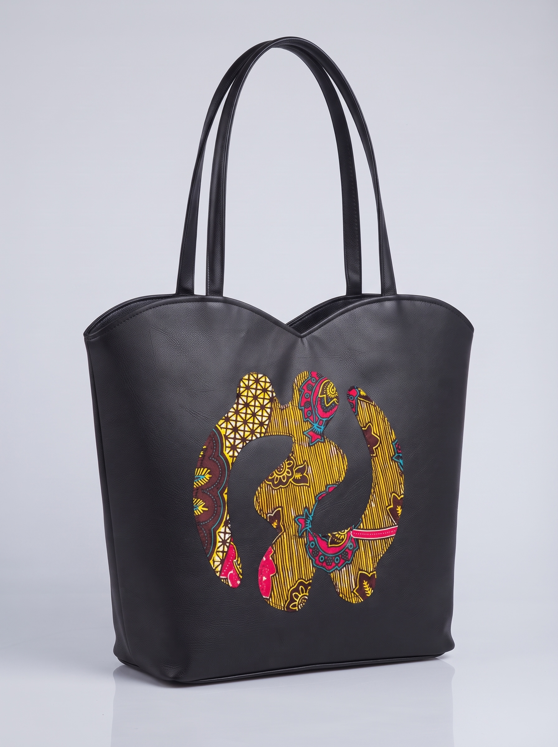 Shoulder Bag – African Print Leather Bag | Akosua