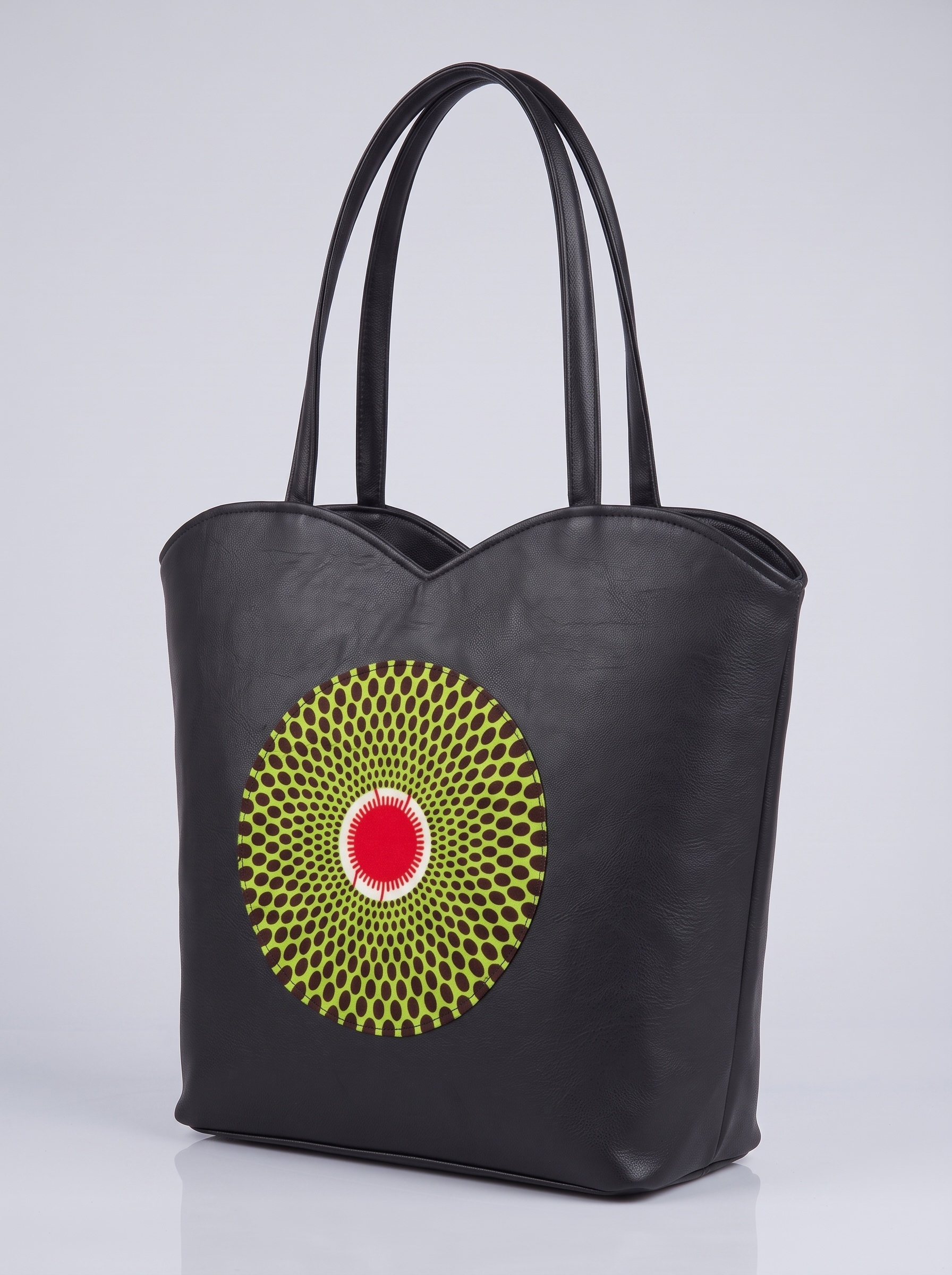 Shoulder Bag – African Print Leather Bag | Akua