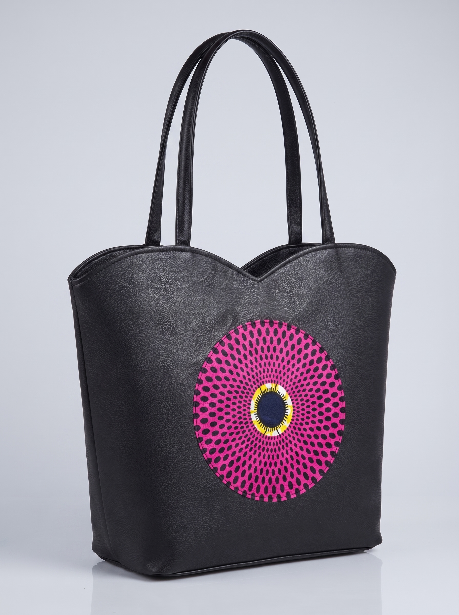 Shoulder Bag – African Print Leather Bag | Esi