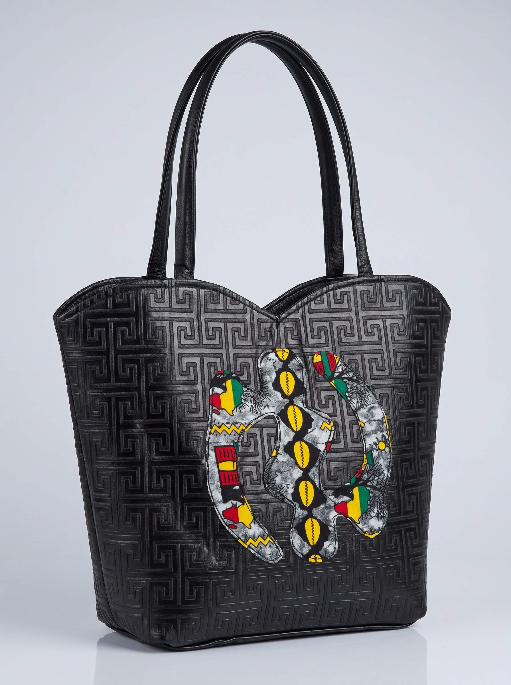 Shoulder Bag – African Print Leather Bag | Aba