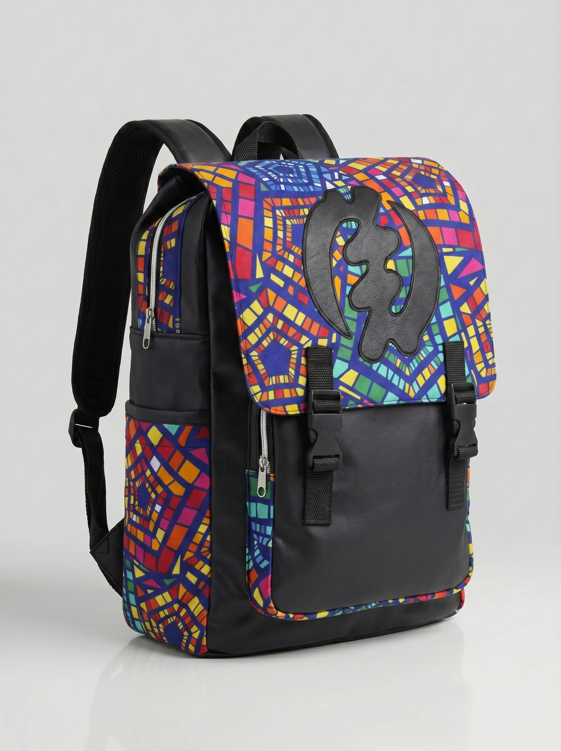 Afrocentric Backpack – Ankara Design | Travel Companion