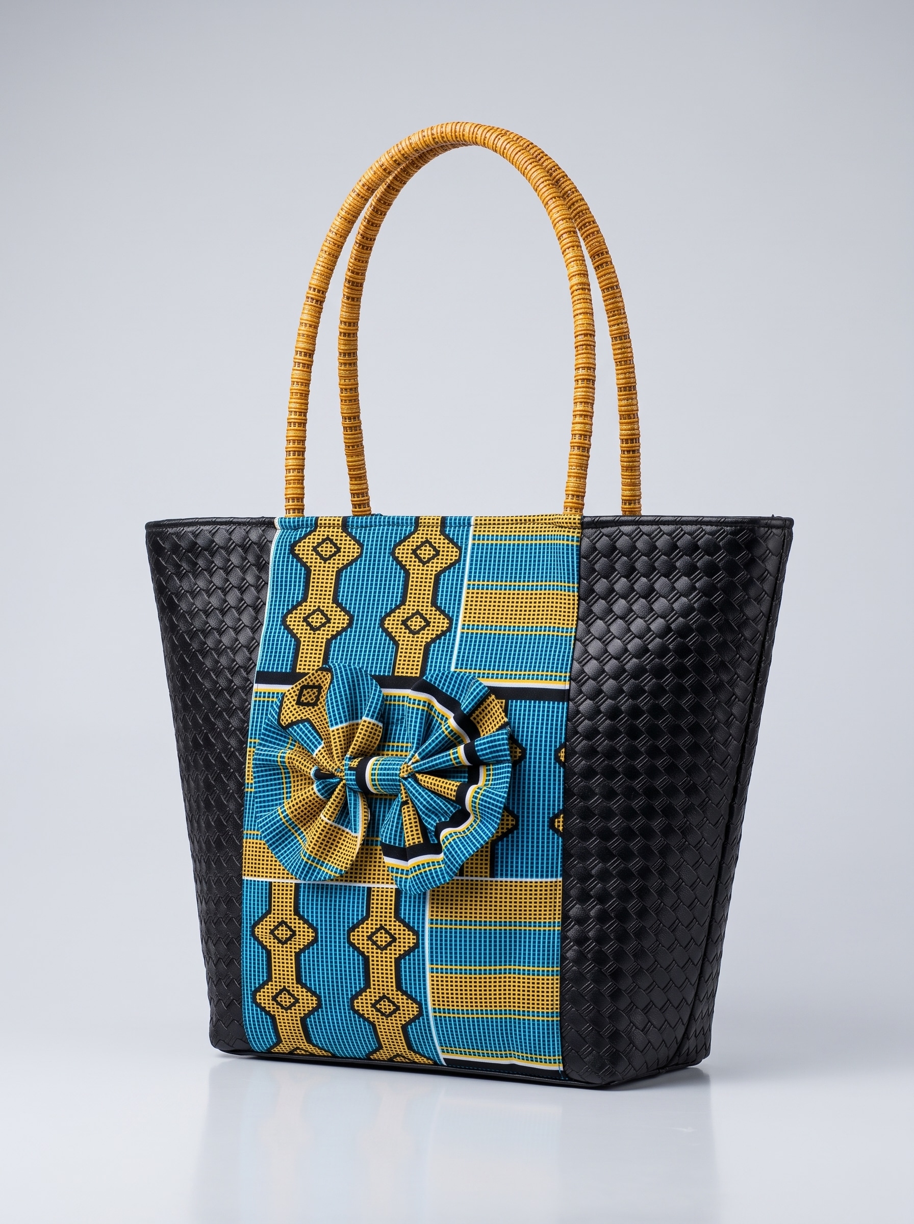Shoulder Bag – Kente Tote Bag | Gye Nyame