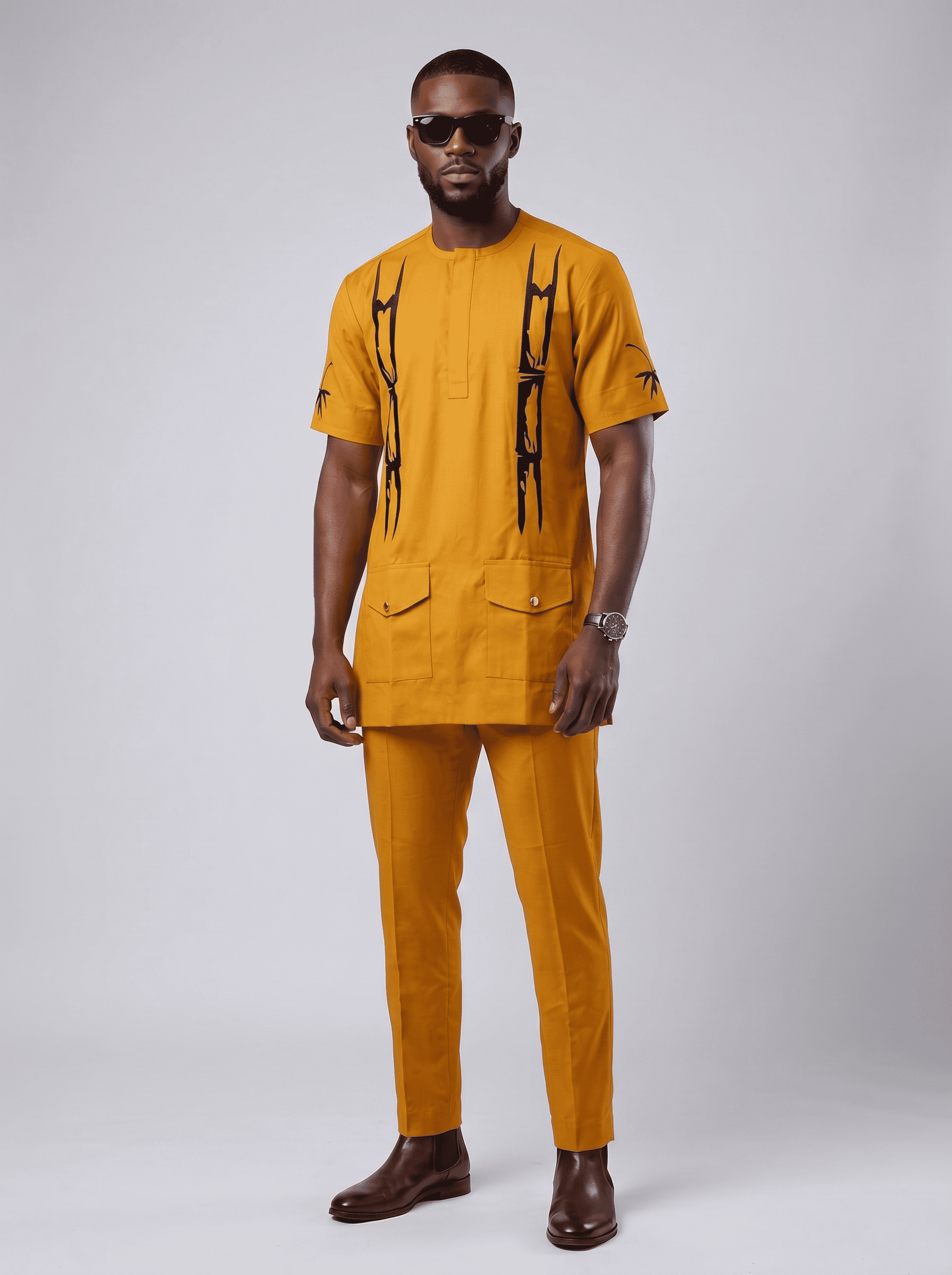 Safari Suit | Men's African Clothing | Adebisi
