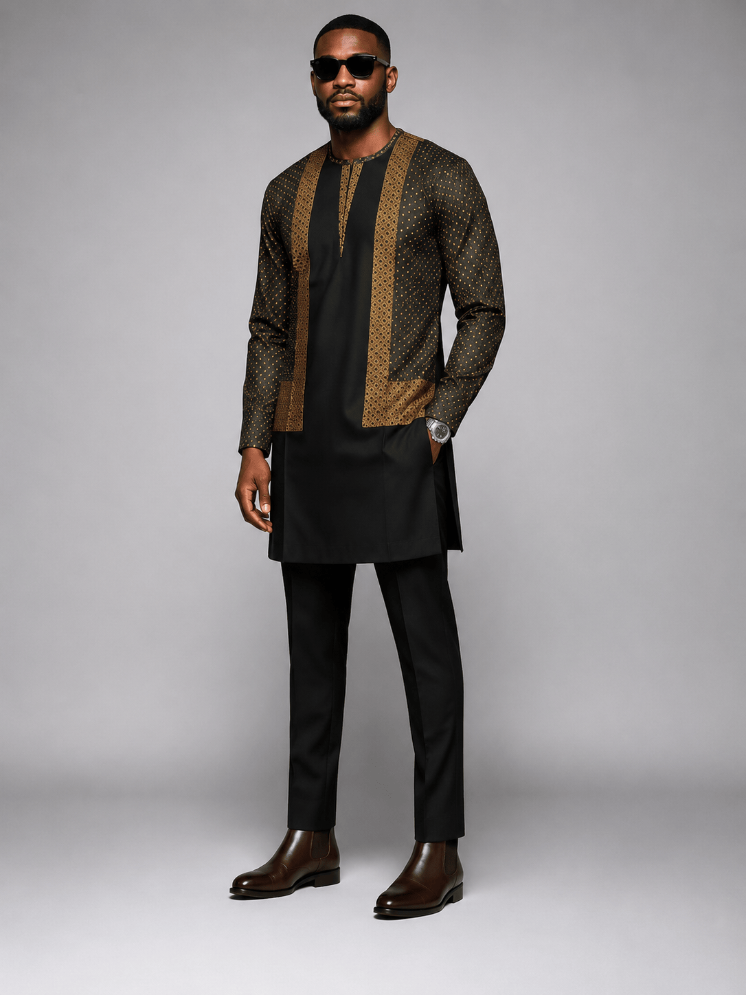 Safari Suit | Men's African Clothing | Hafsat