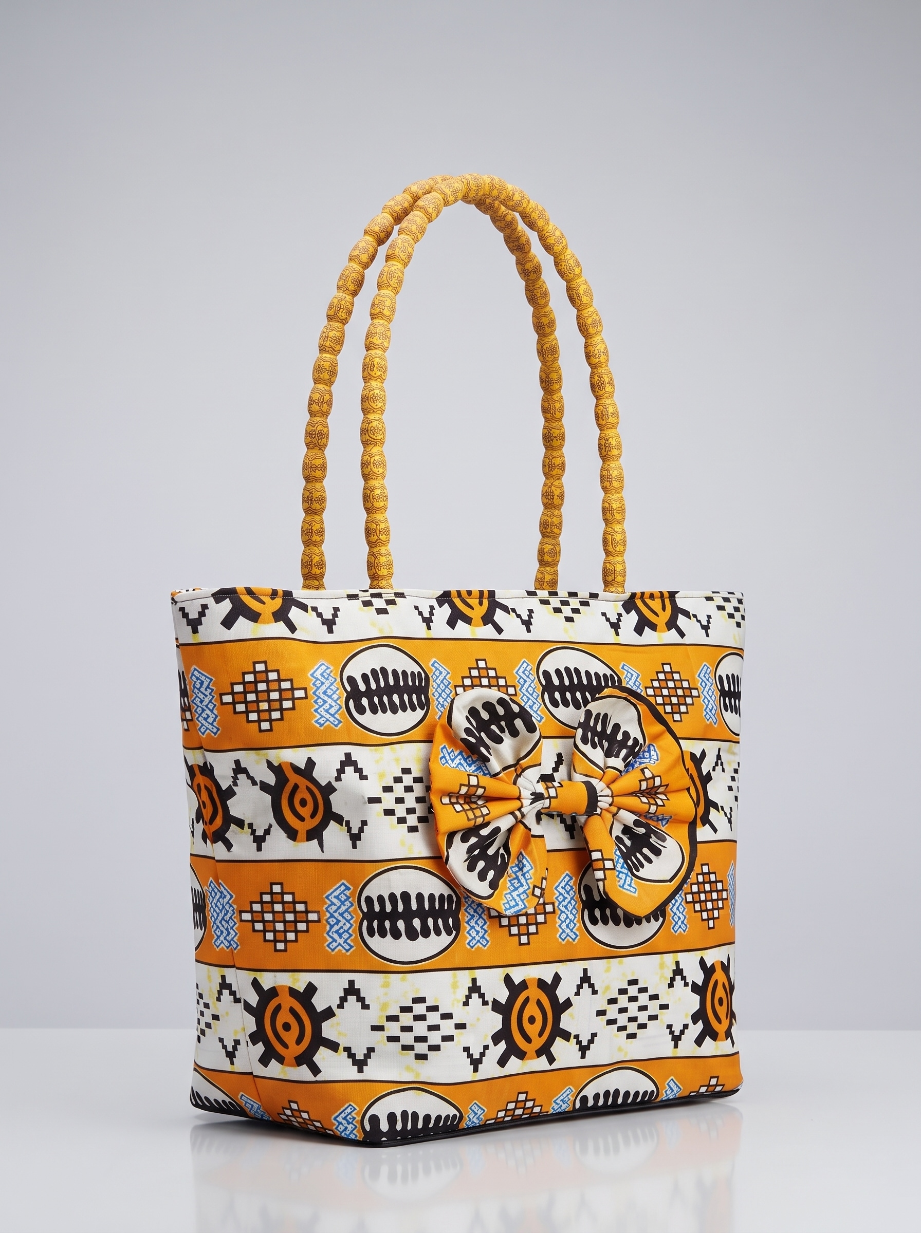 Shoulder Bag – Kente Tote Bag | Denkyem