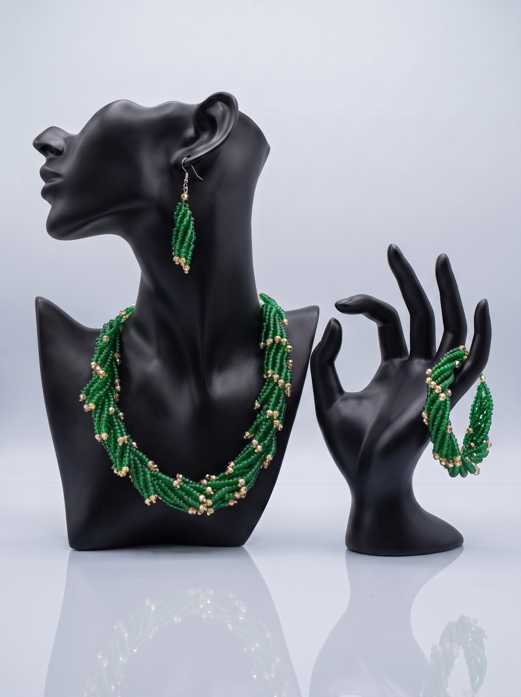 African Jewelry | Vintage Necklace Set | Adjeikor