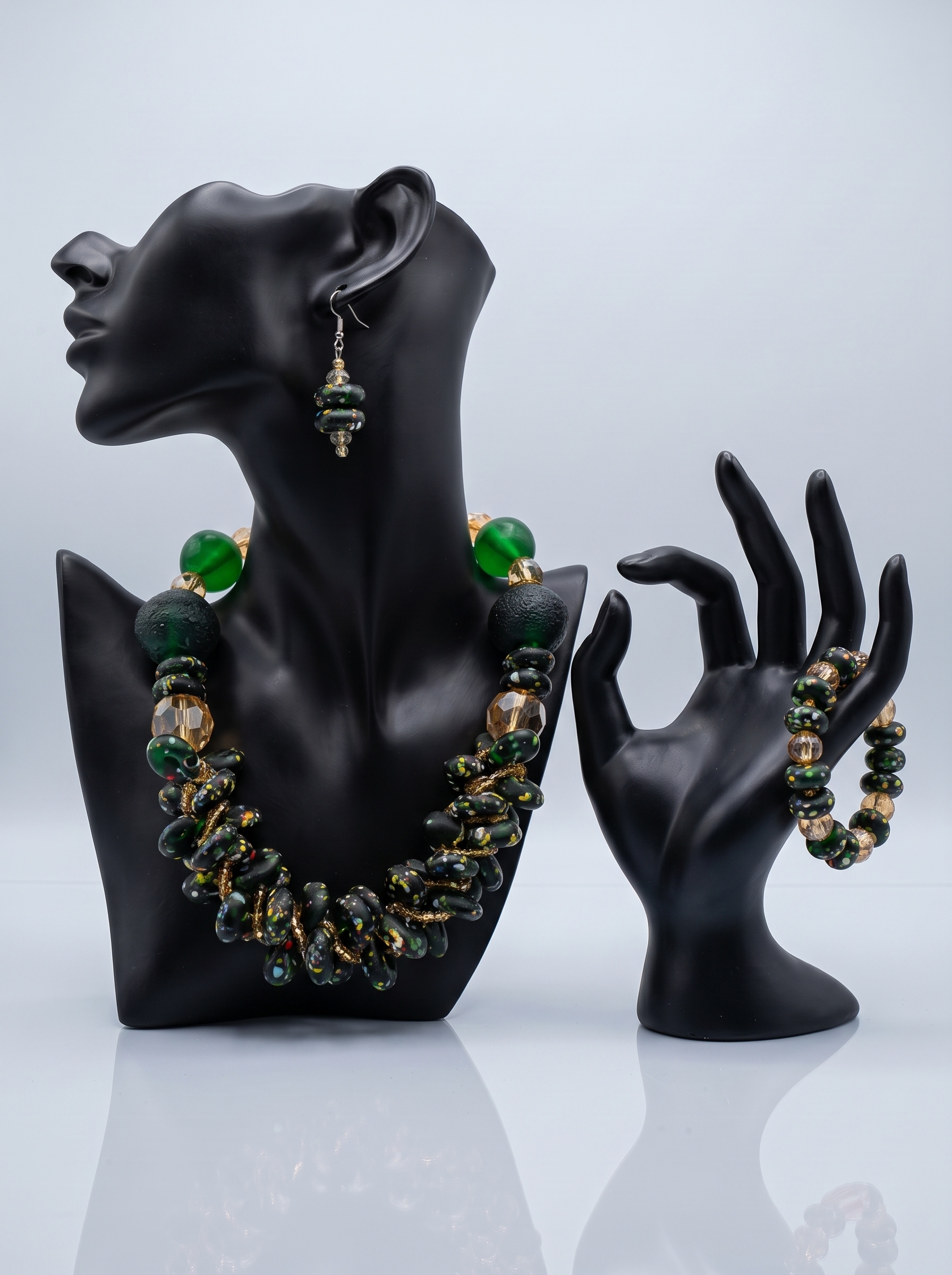 African Jewelry | Vintage Necklace Set | Maame