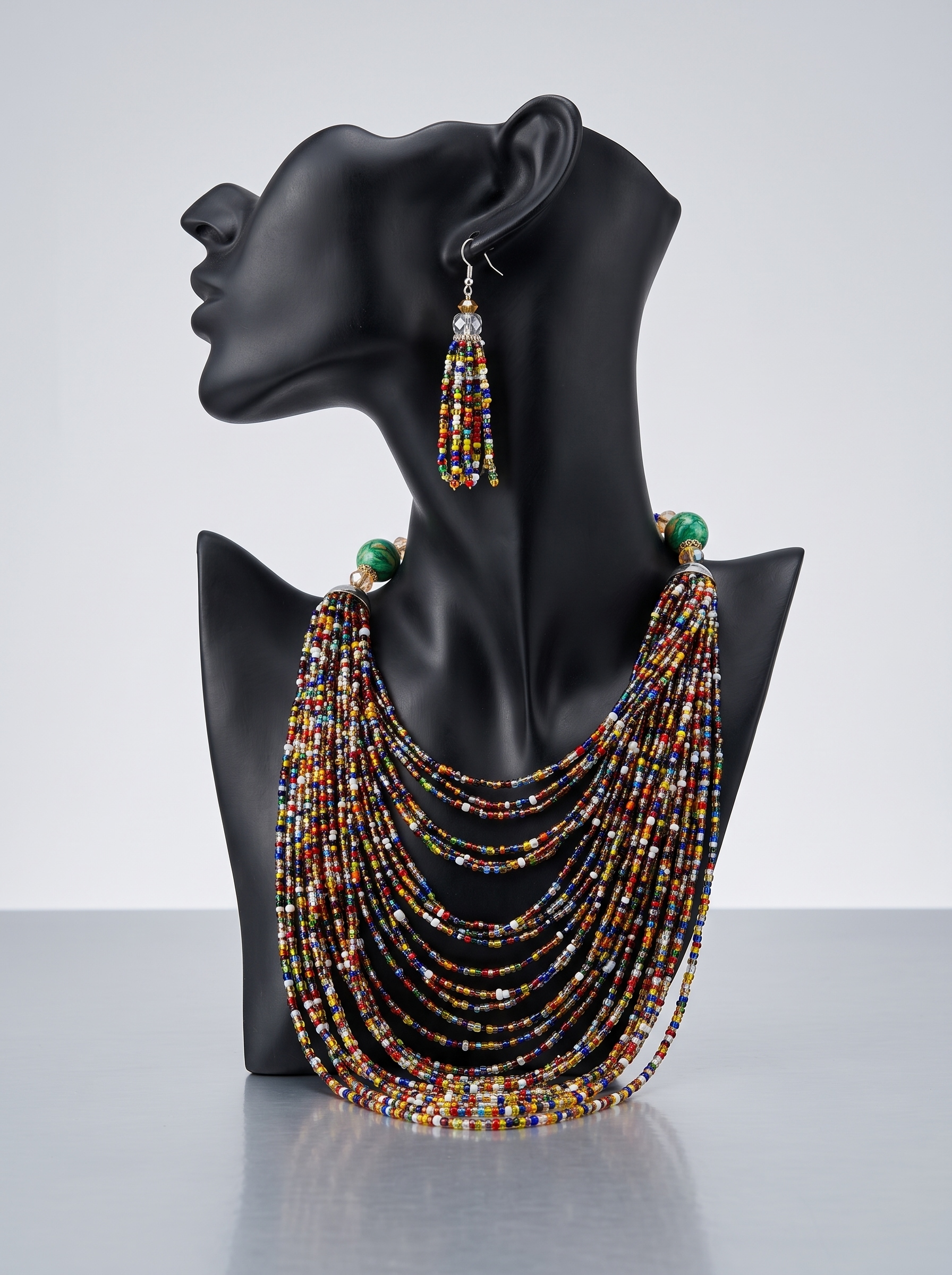African Jewelry | Vintage Necklace Set | Nartekie