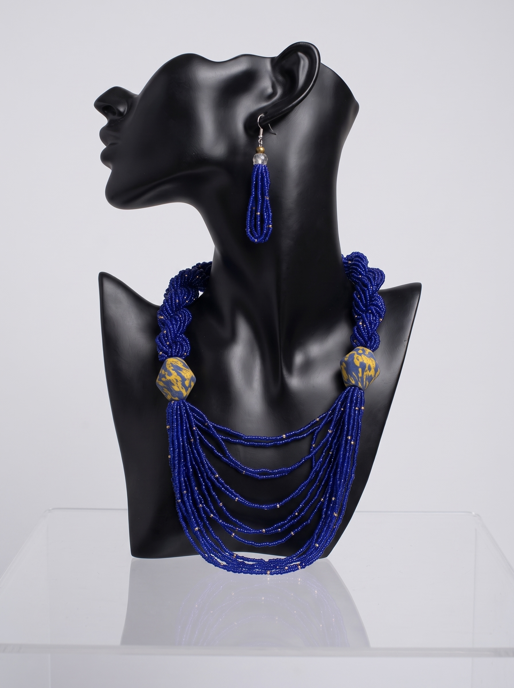 African Jewelry | Vintage Necklace Set | Mawunyo
