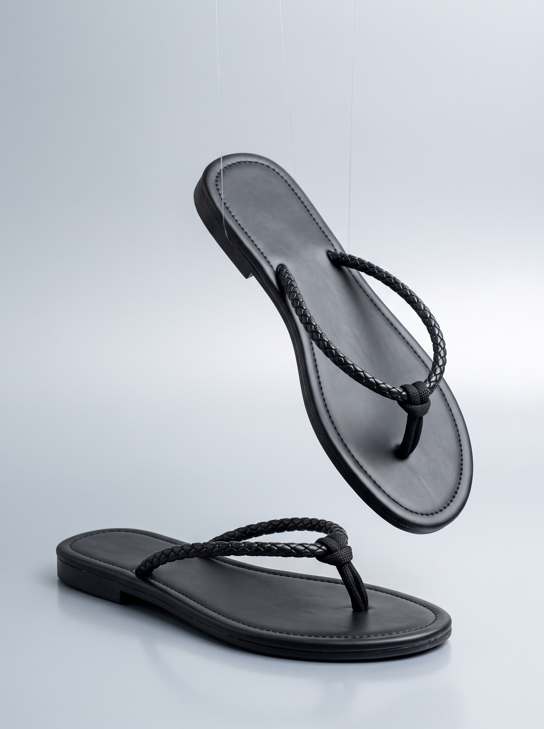 Leather Sandals for Women – Thong Sandal | Black