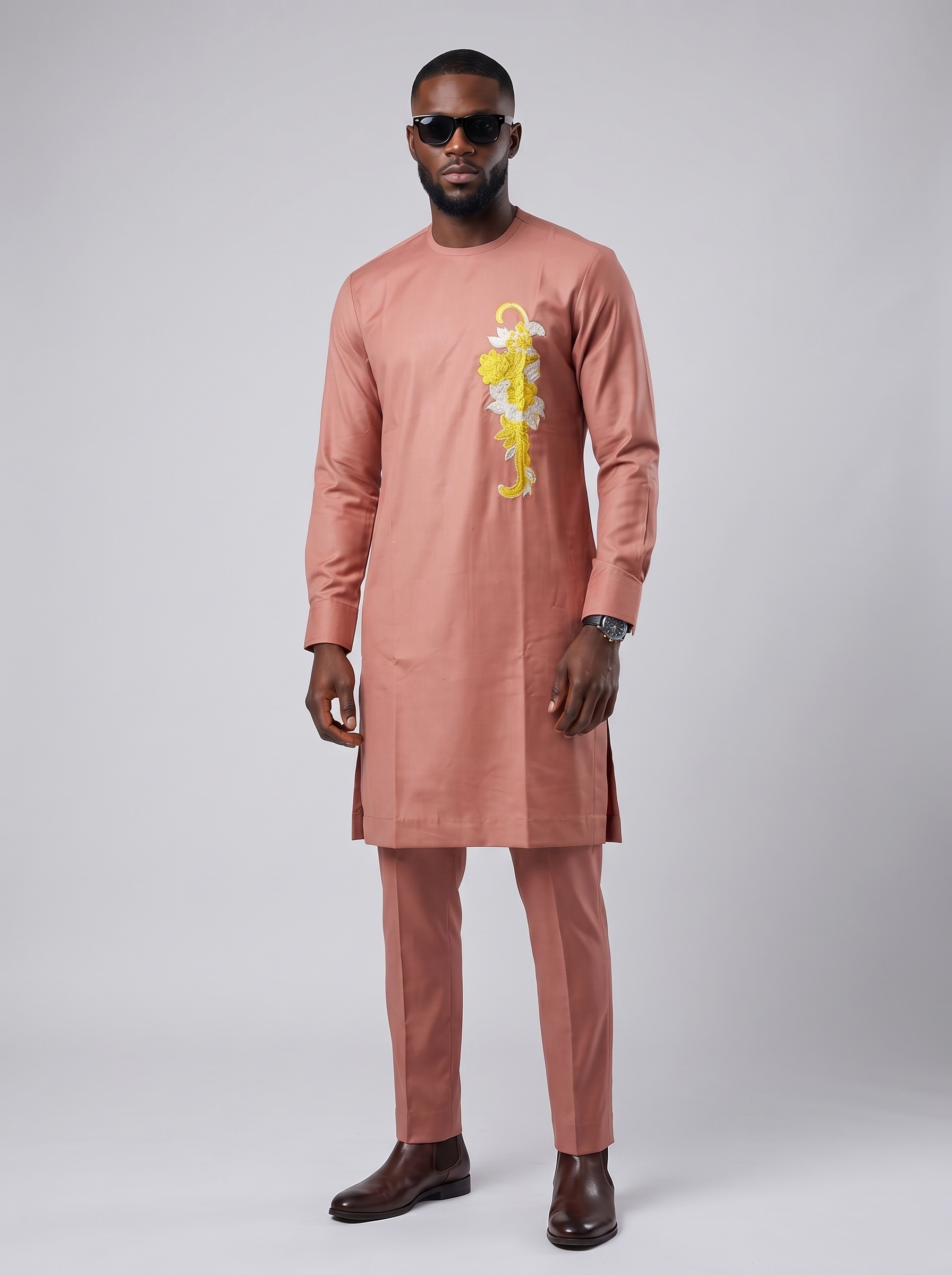 Safari Suit | Men's African Clothing |Senator CORAL