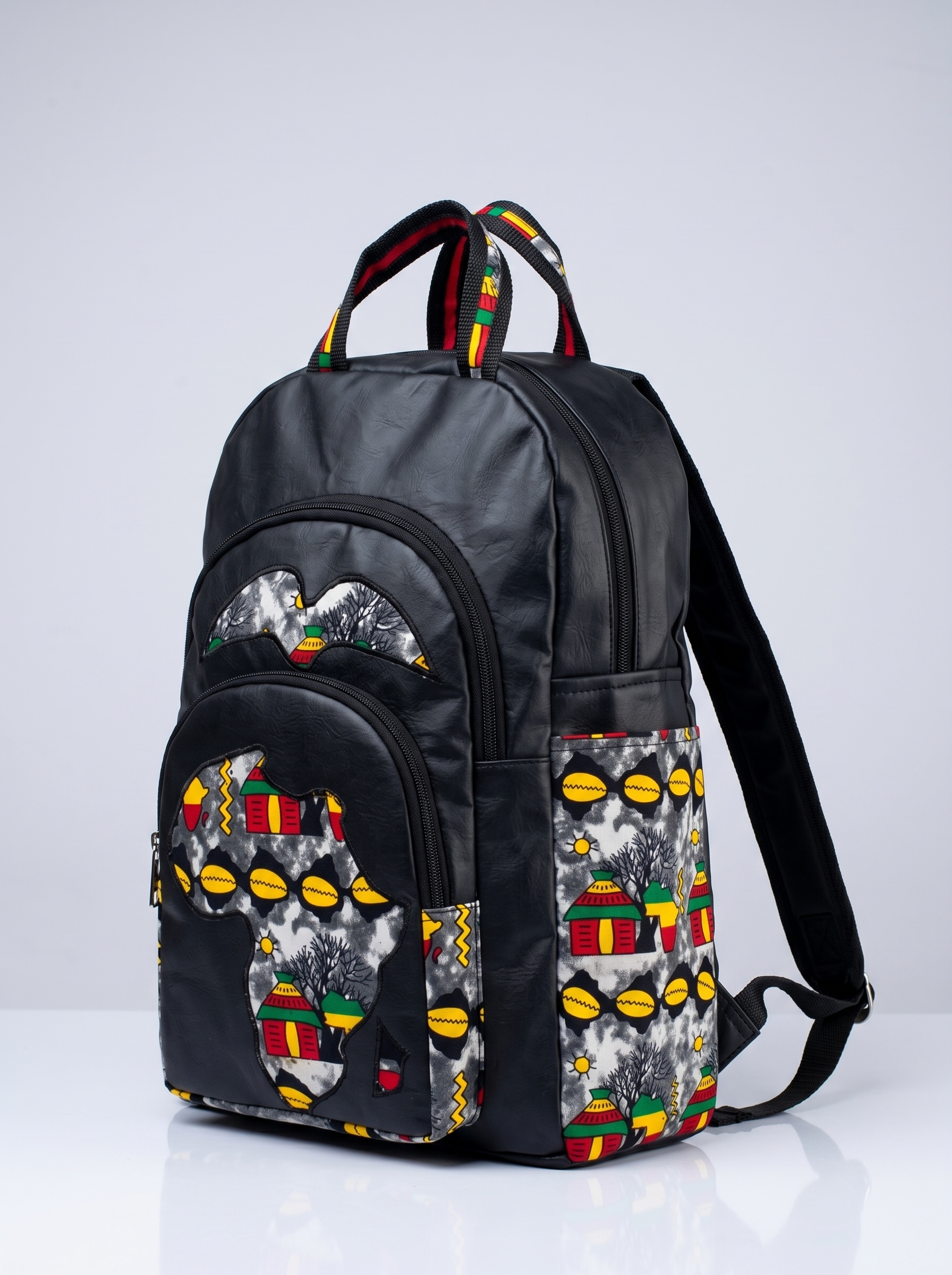 Tribal Print Backpack – Ankara Design | Kumasai kofa