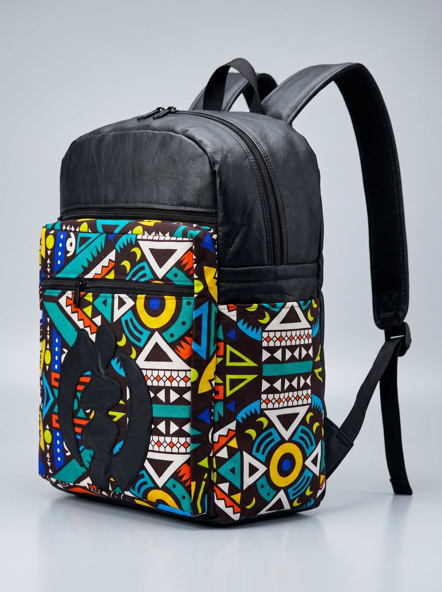 Leather Backpack – Work Bag | Funtunfunefu Denkyemfunefu