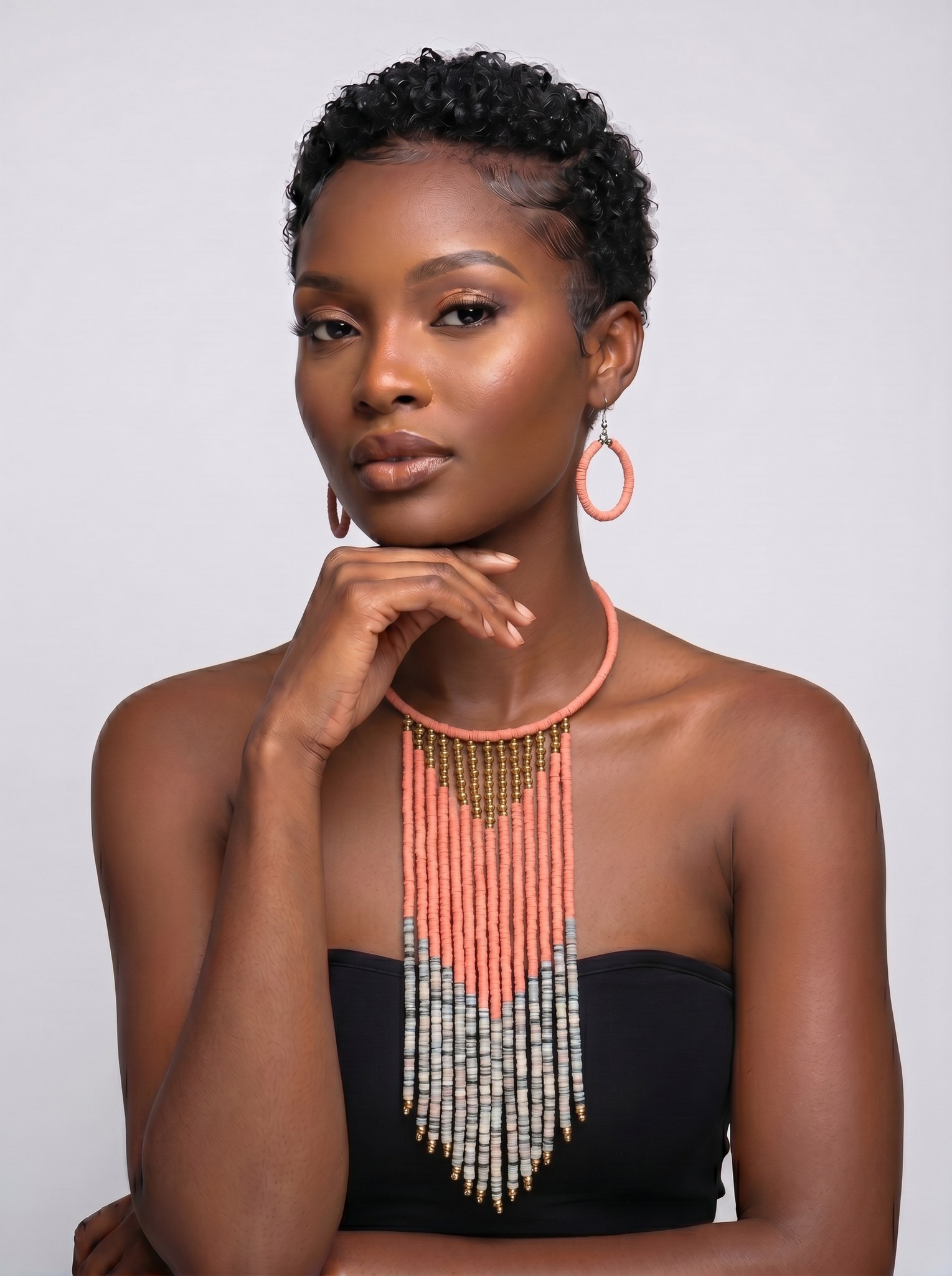 African Jewelry | Vintage Necklace Set | Ummi alternate view