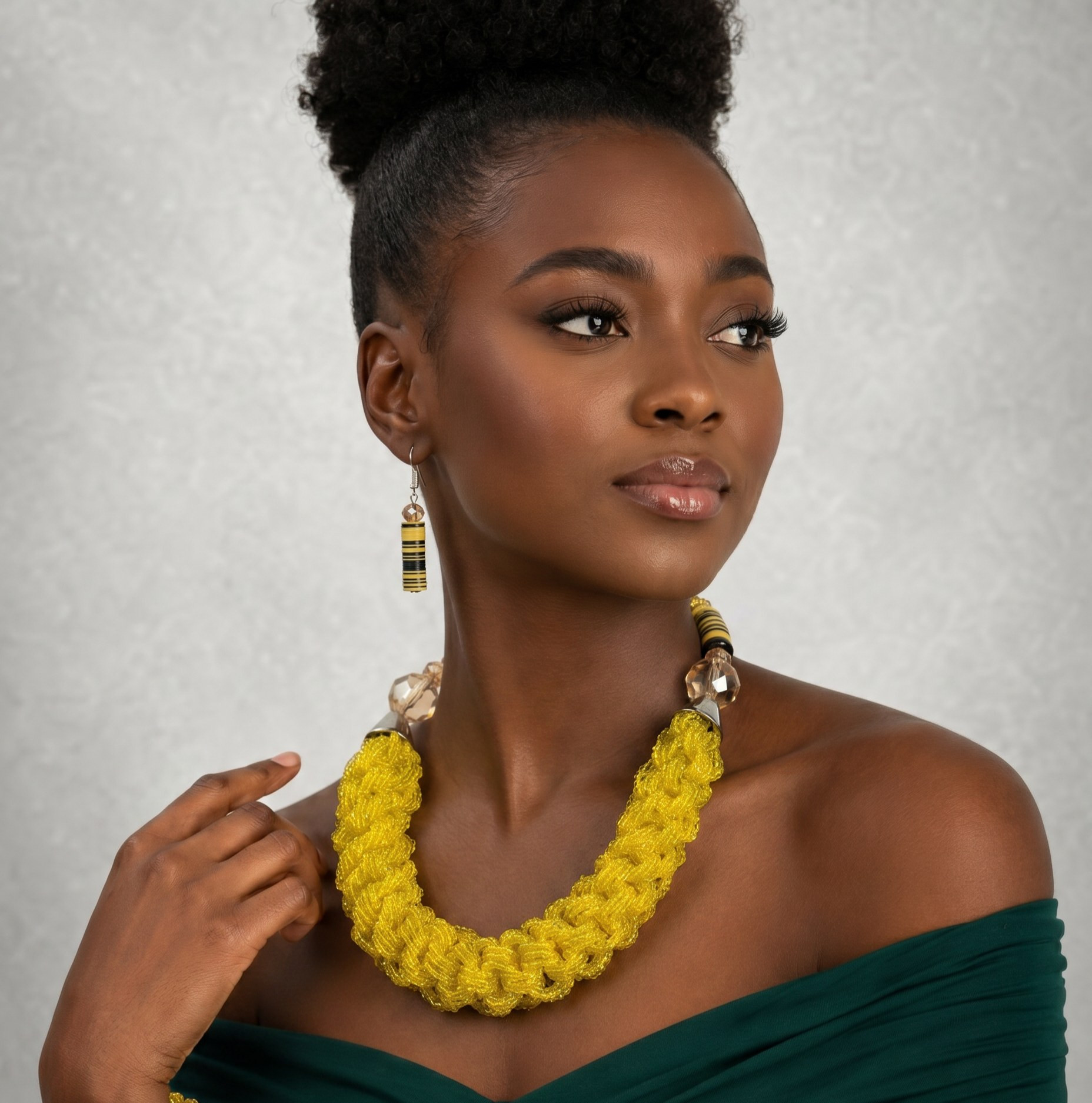 African Jewelry | Vintage Necklace Set | Similoluwa alternate view