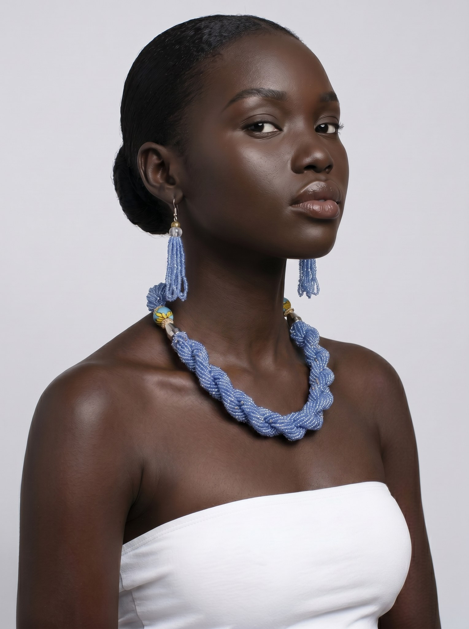African Jewelry | Vintage Necklace Set | Akpene alternate view