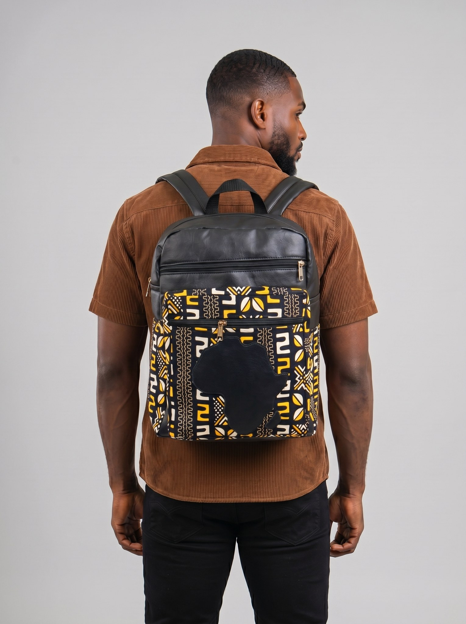 Leather Backpack – Adventure Bag | Nyame Dua alternate view