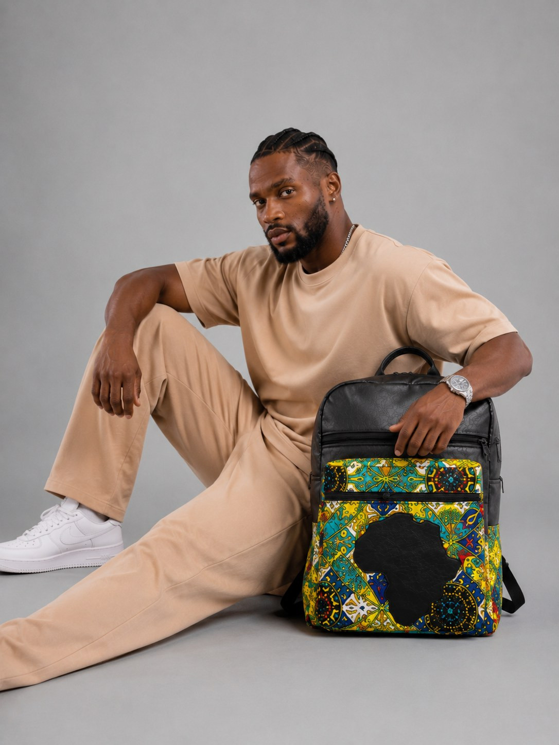 Leather Backpack – Commuter Bag | Odo Nnyew Fie Kwan alternate view