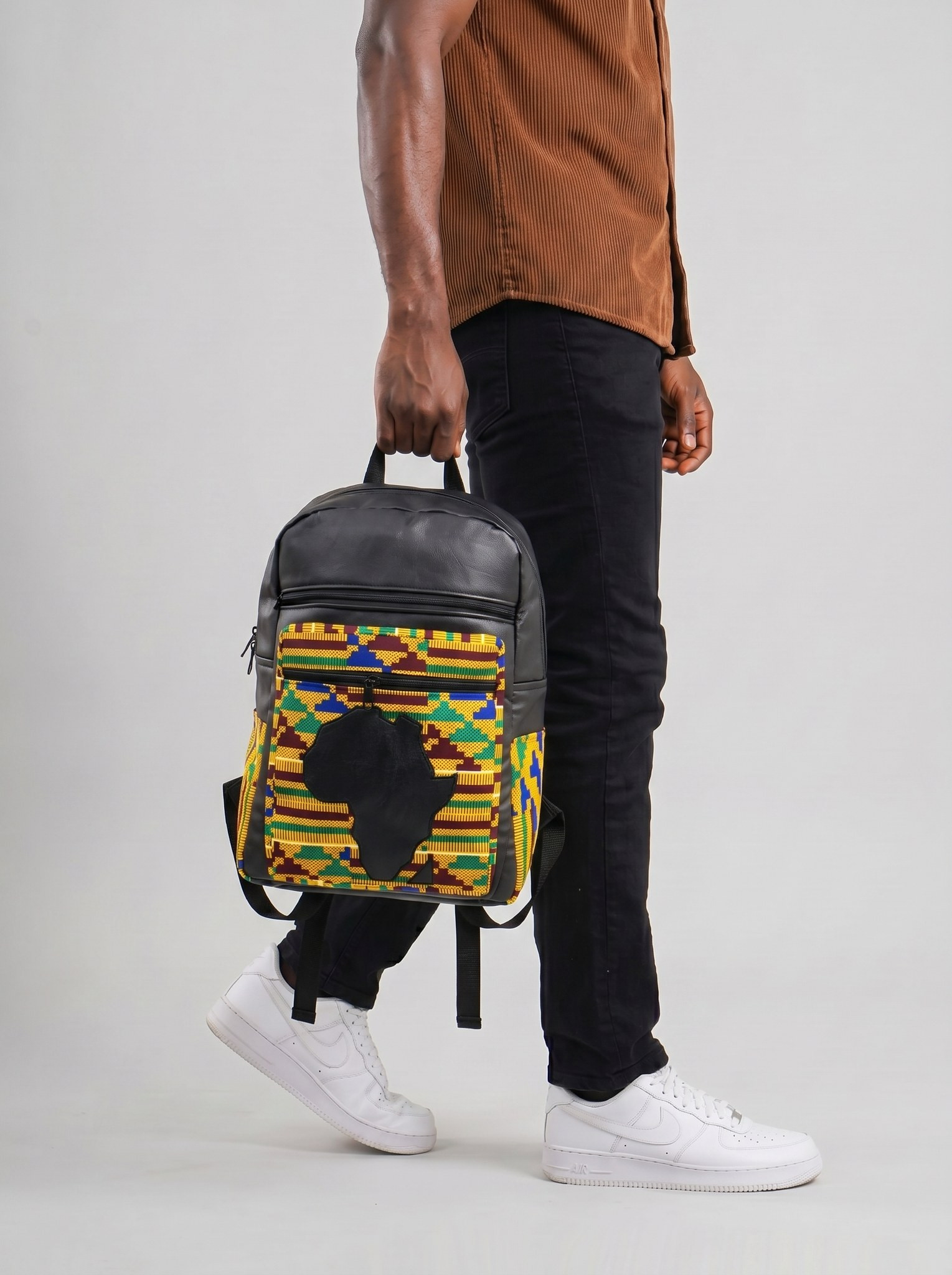 Leather Backpack – School Bag | Denkyem