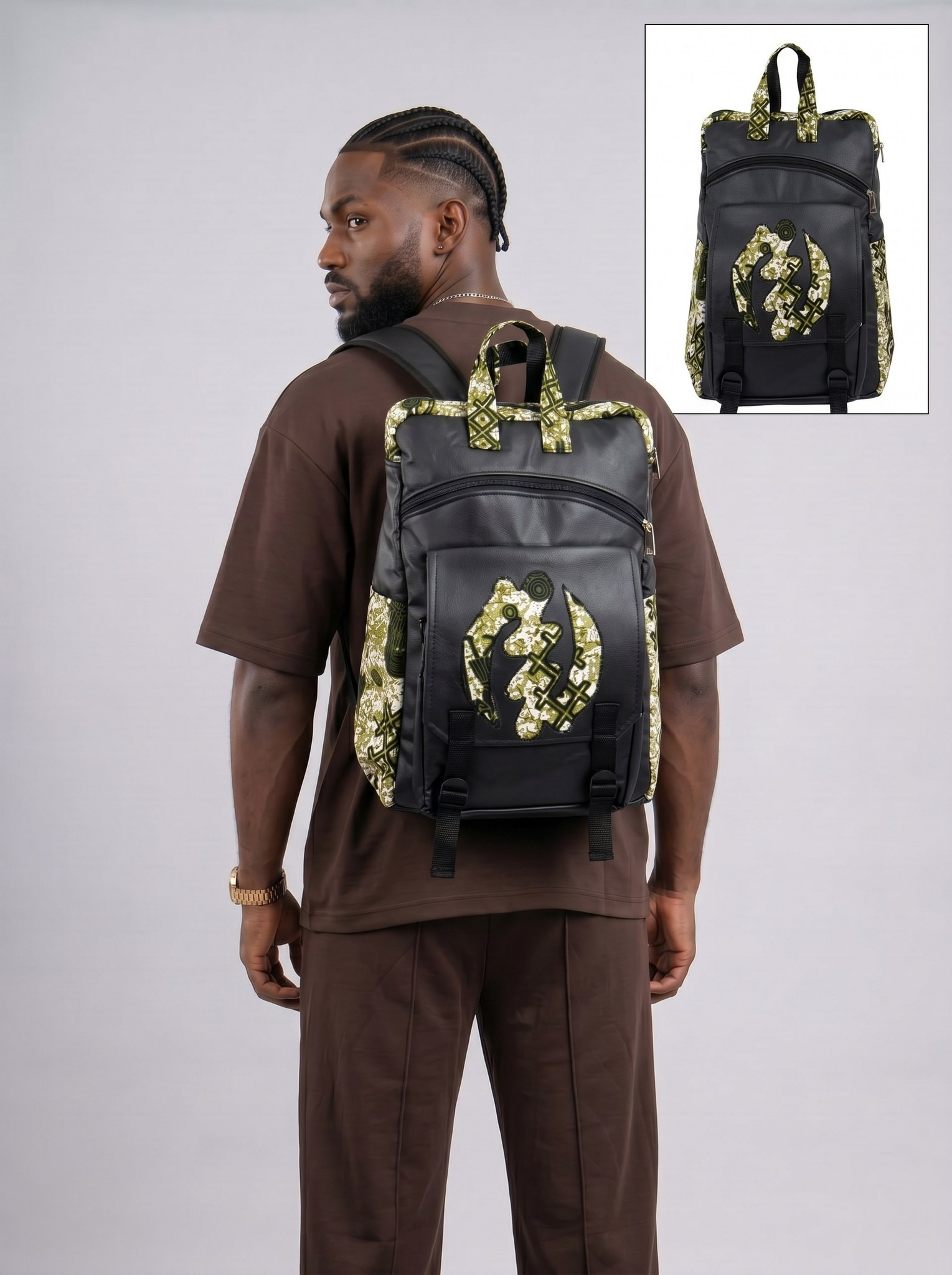 African Backpack – Bese Saka alternate view